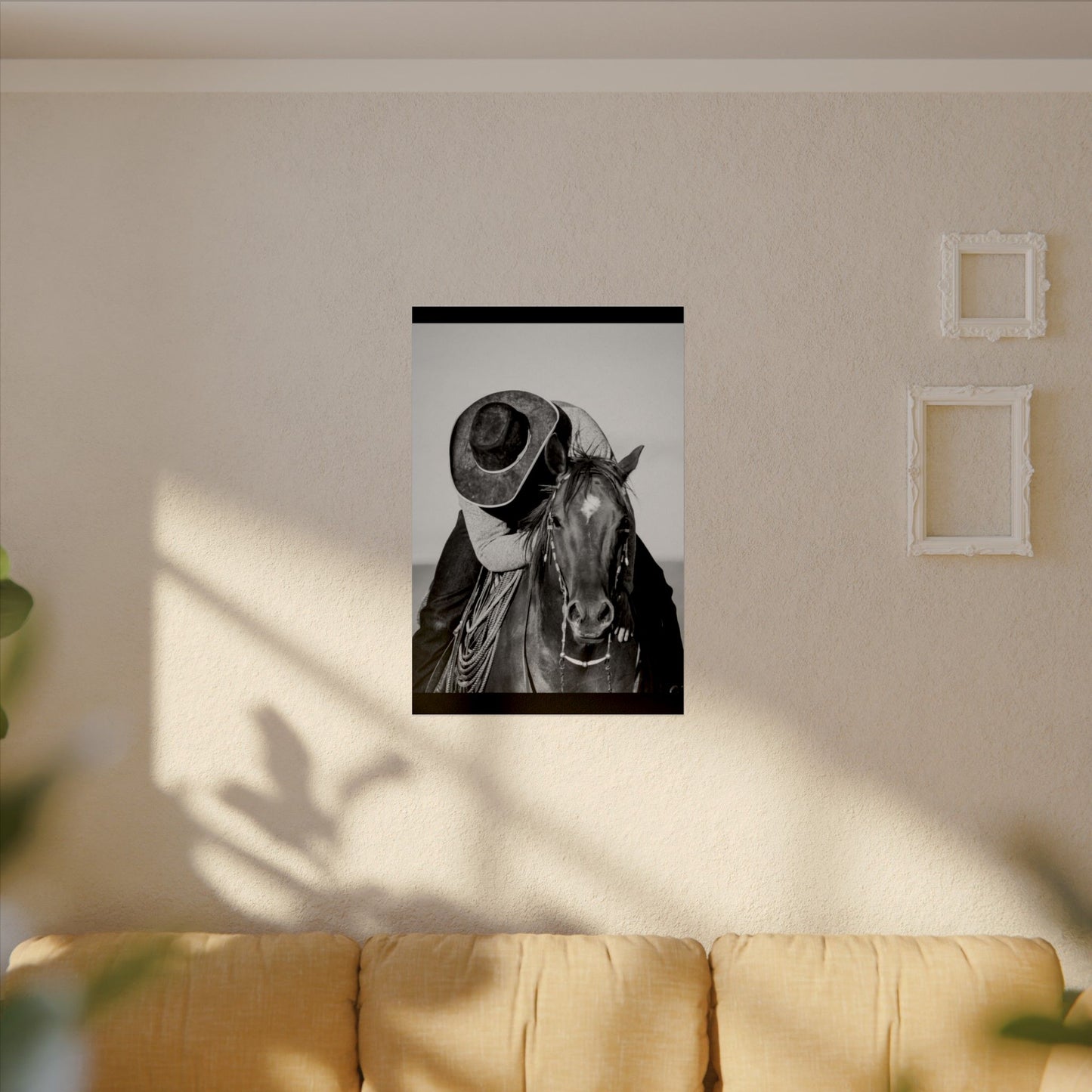 Where The Trail Ends – Western Textured Watercolor Matte Posters