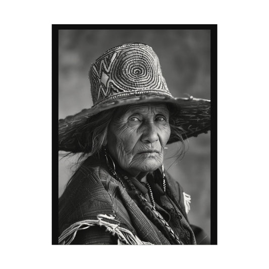 Eyes Of The Ancestors – Western Textured Watercolor Matte Posters