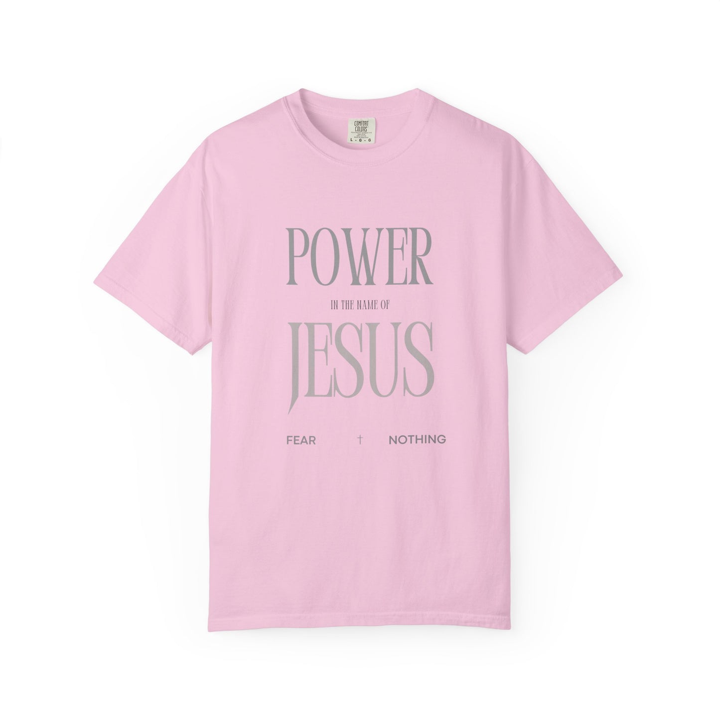 Faith-Inspired Jesus Unisex T-shirt, Power in the Name of Jesus Tee, Christian Apparel, Inspirational Gift, Religious T-shirt