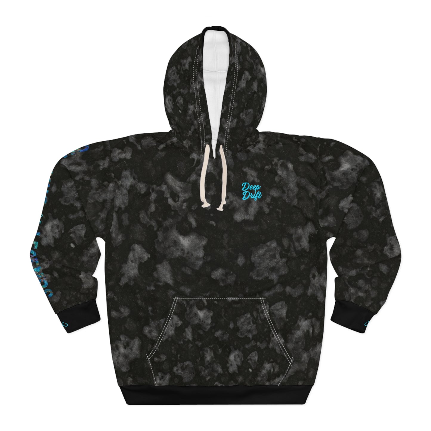 Iridescent Octopus Chasing Legends Fishing Hoodie — Deep Drift Fishing,  Hooked Horizon Co. Deep Drift Pullover