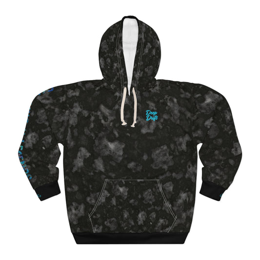 Iridescent Octopus Chasing Legends Fishing Hoodie — Deep Drift Fishing,  Hooked Horizon Co. Deep Drift Pullover