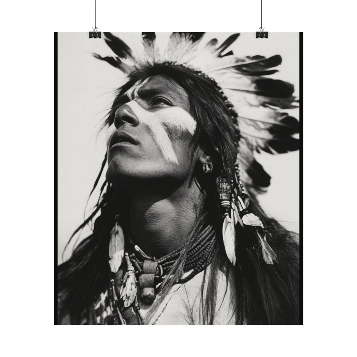 He Who Remembers – Western Textured Watercolor Matte Posters