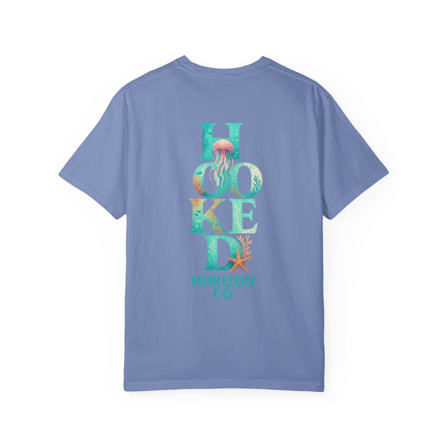 Turtle Deep Drift T-shirt, Hooked Horizon Co, Angler Gifts