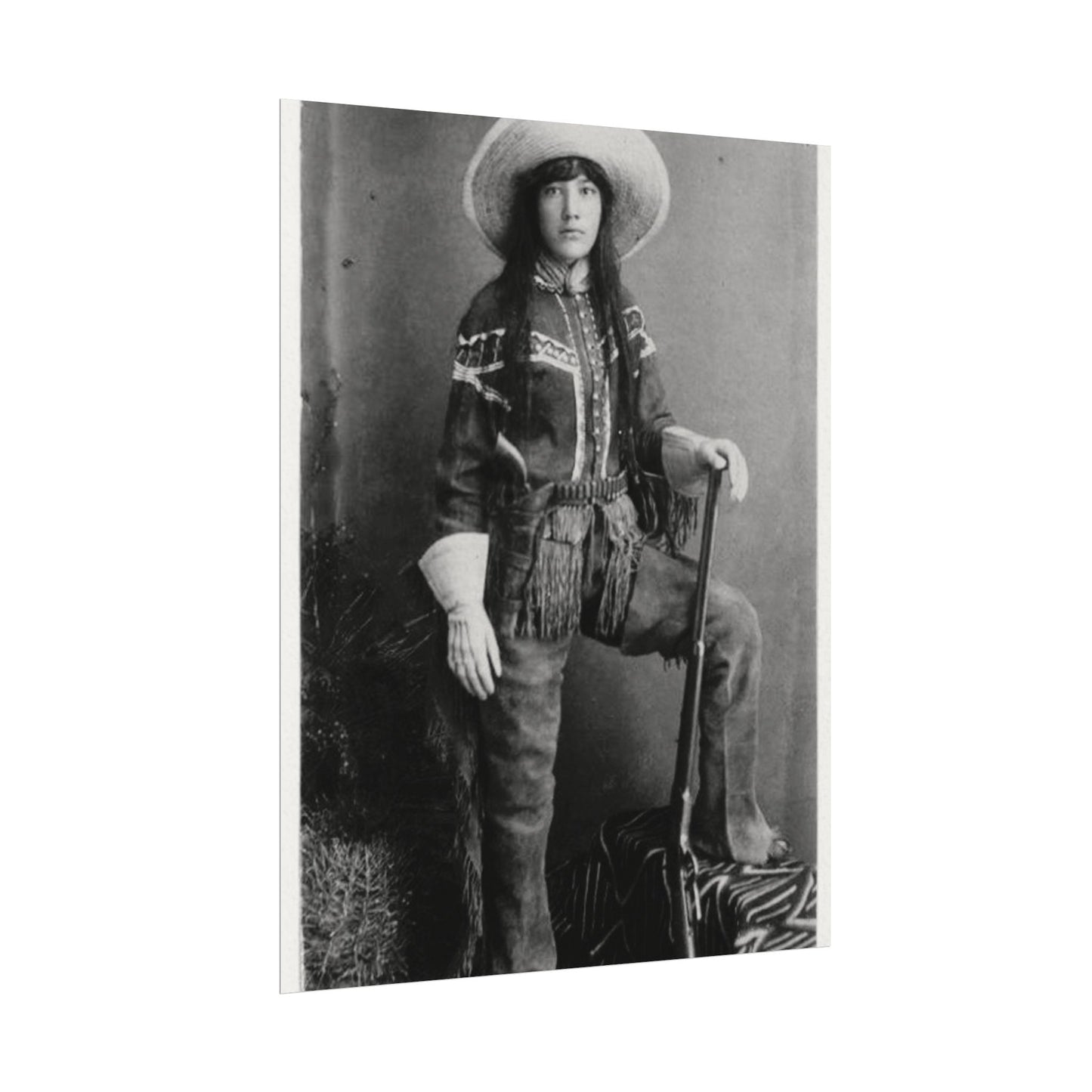 Desert Scout – Western Textured Watercolor Matte Posters