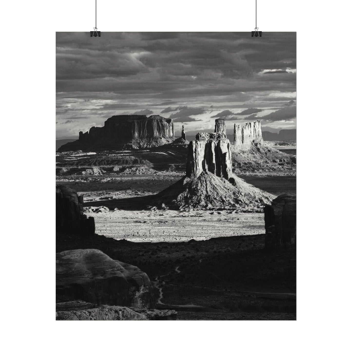 Vast Wonderland – Western Textured Watercolor Matte Posters