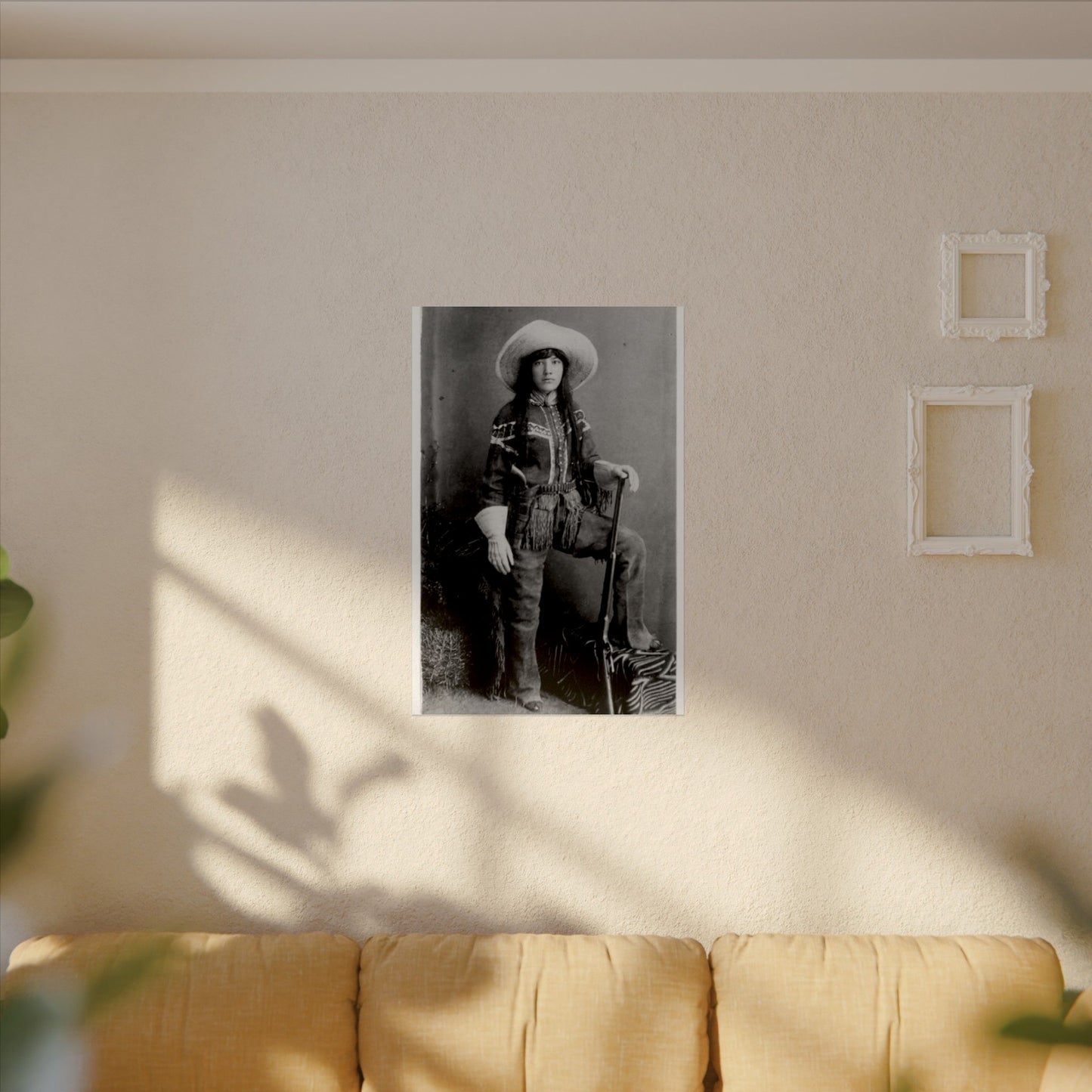 Desert Scout – Western Textured Watercolor Matte Posters