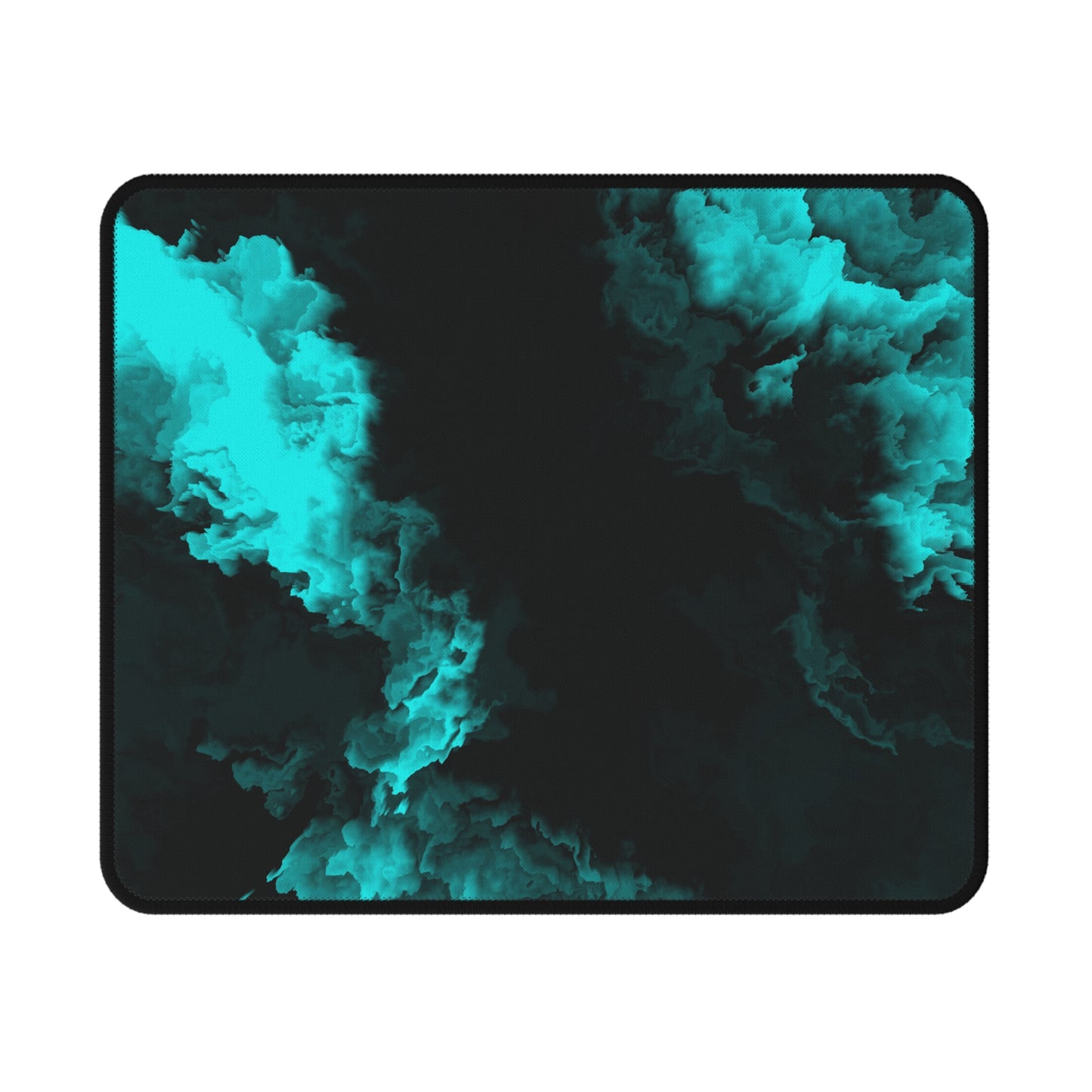 Teal Smoke Non-Slip Gaming Mouse Pad, Computer Accessories, Gamer Gift, Desk Decor, Unique Mouse Mat, Animal Lover Gift