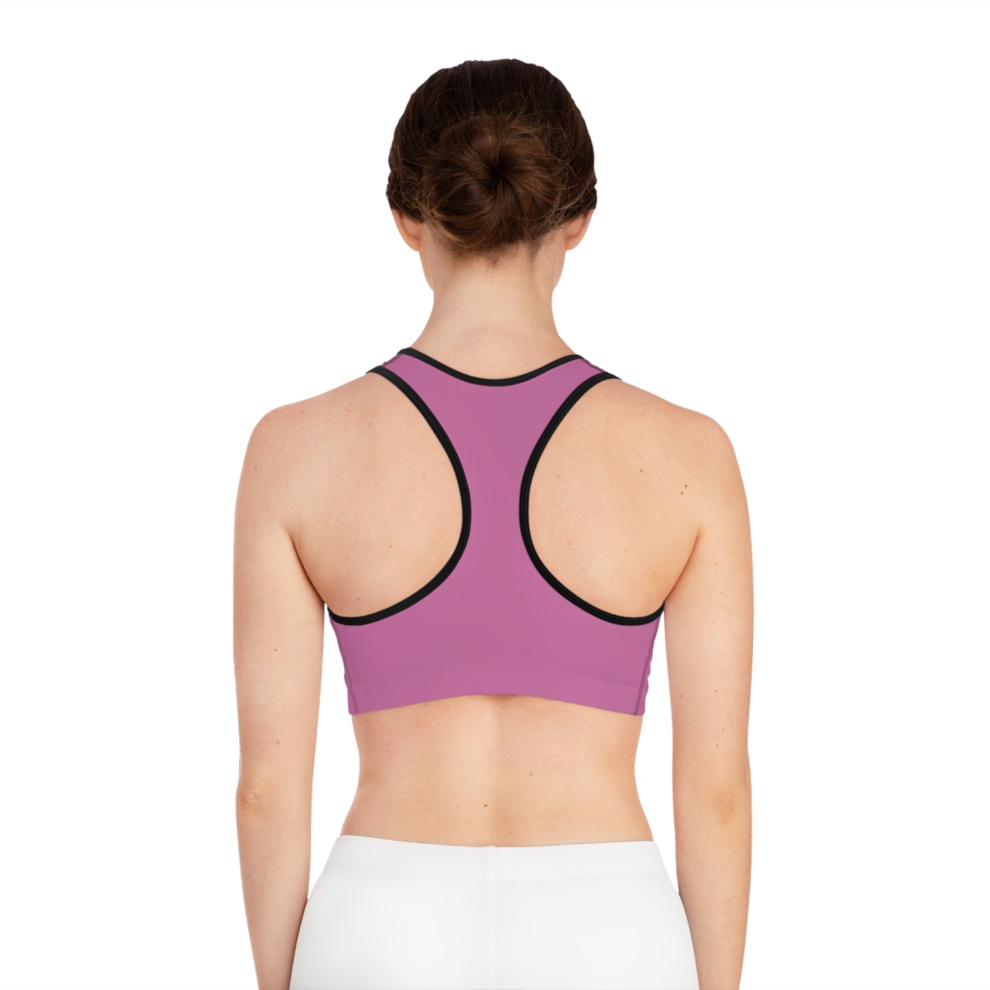 Arrow Ridge Light Pink Stylish Sports Bra for Active Women, Workout Top, Gym Essential, Fitness Apparel, Athleisure Wear, Yoga Gear