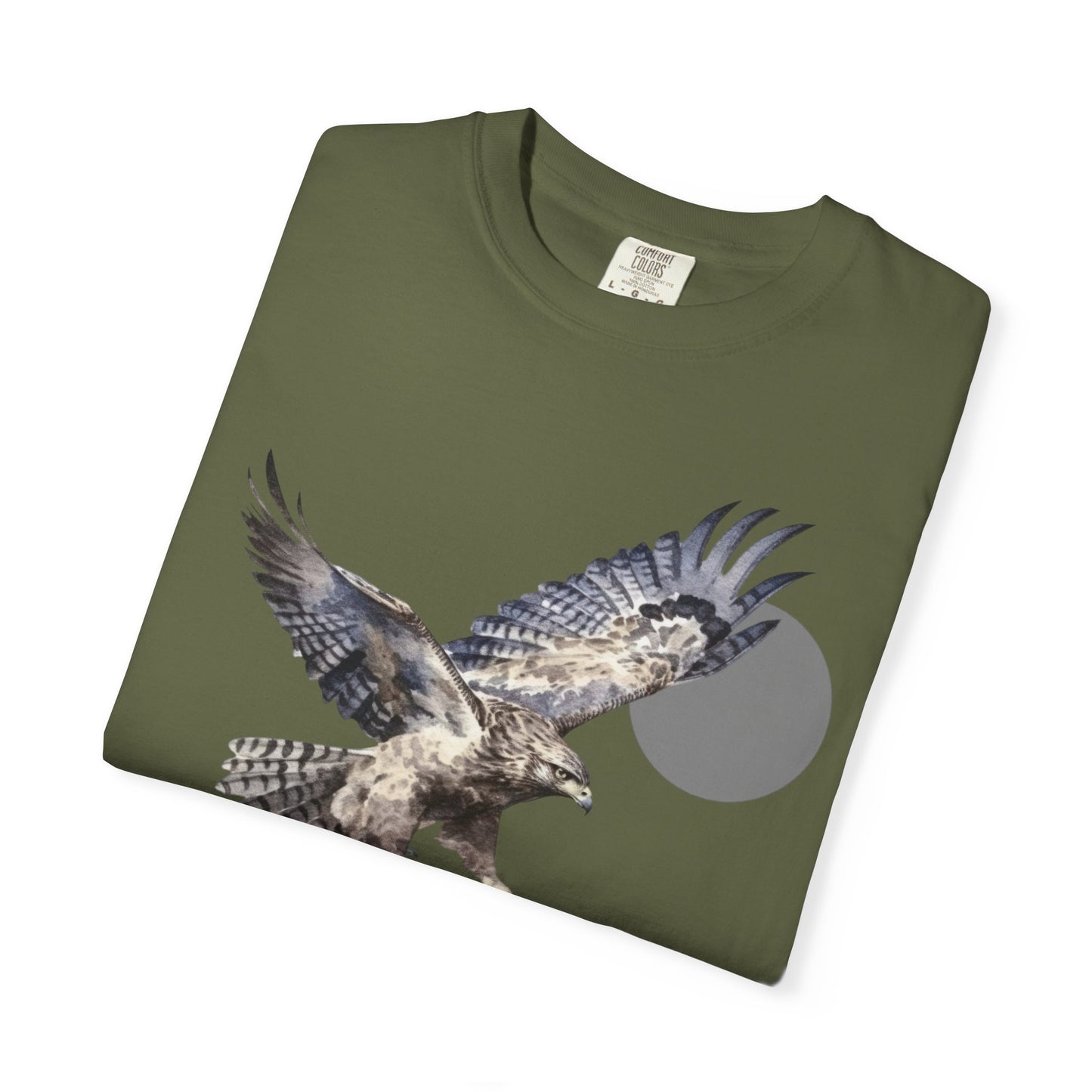 Flying High Wildlife Adventure Tee Unisex Garment-Dyed T-shirt, Boho Nature Tee, Camping Shirt, Adventure Apparel, Gift for Wilderness Lovers