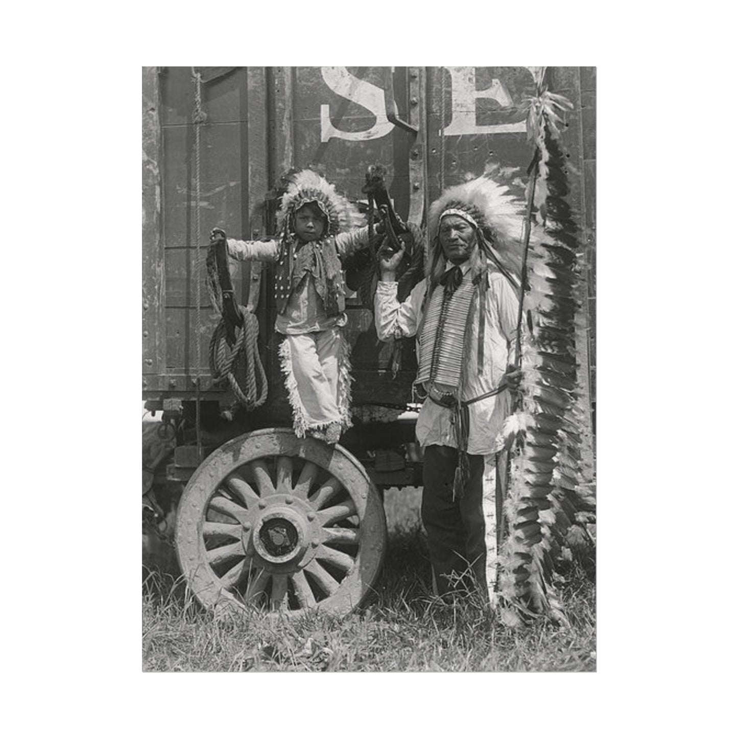 Small Hamds Big Spirit – Western Textured Watercolor Matte Posters