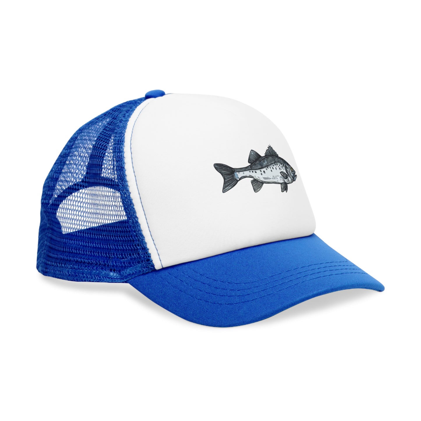 Fish, Retro Trucker Hat, Angler Gifts , Outdoor Accessory, Beer Lover Gift, Summer BBQ Essential