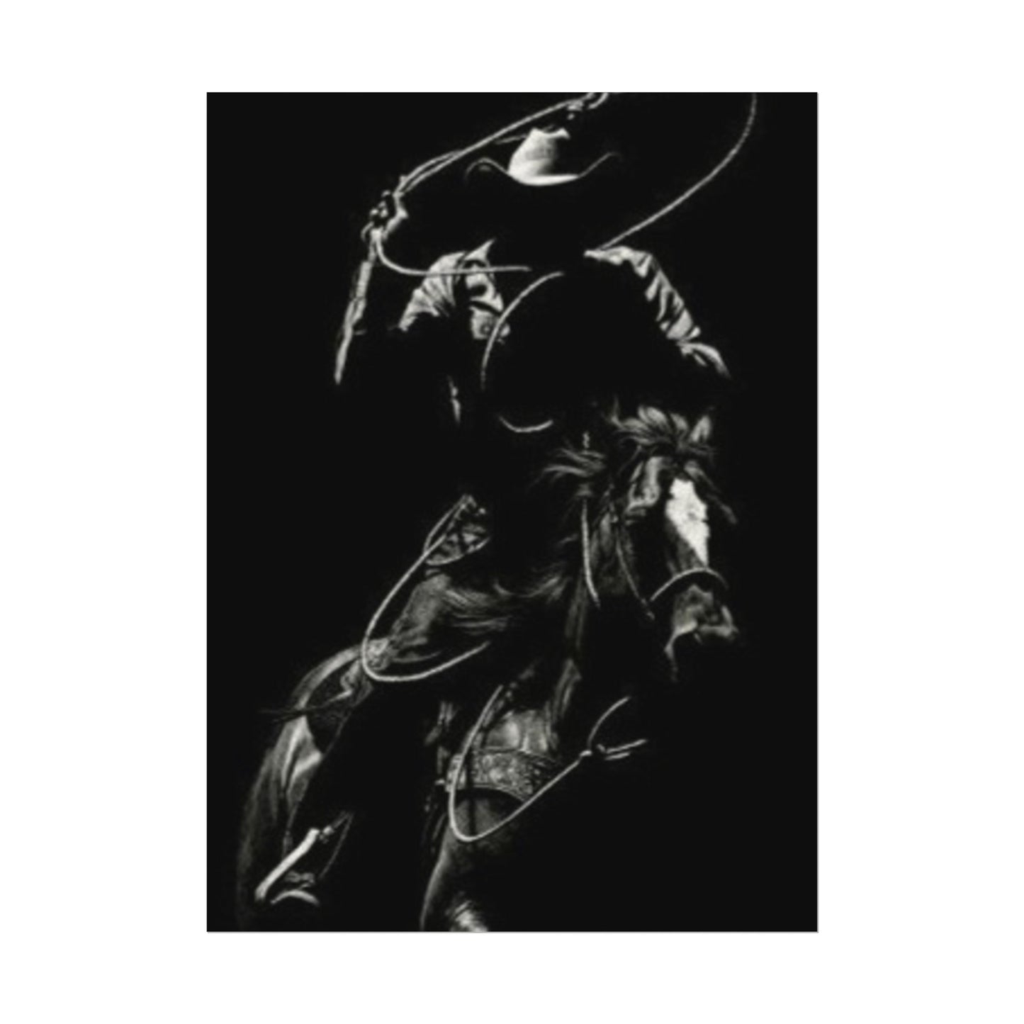 The Ropers Mark – Western Textured Watercolor Matte Posters