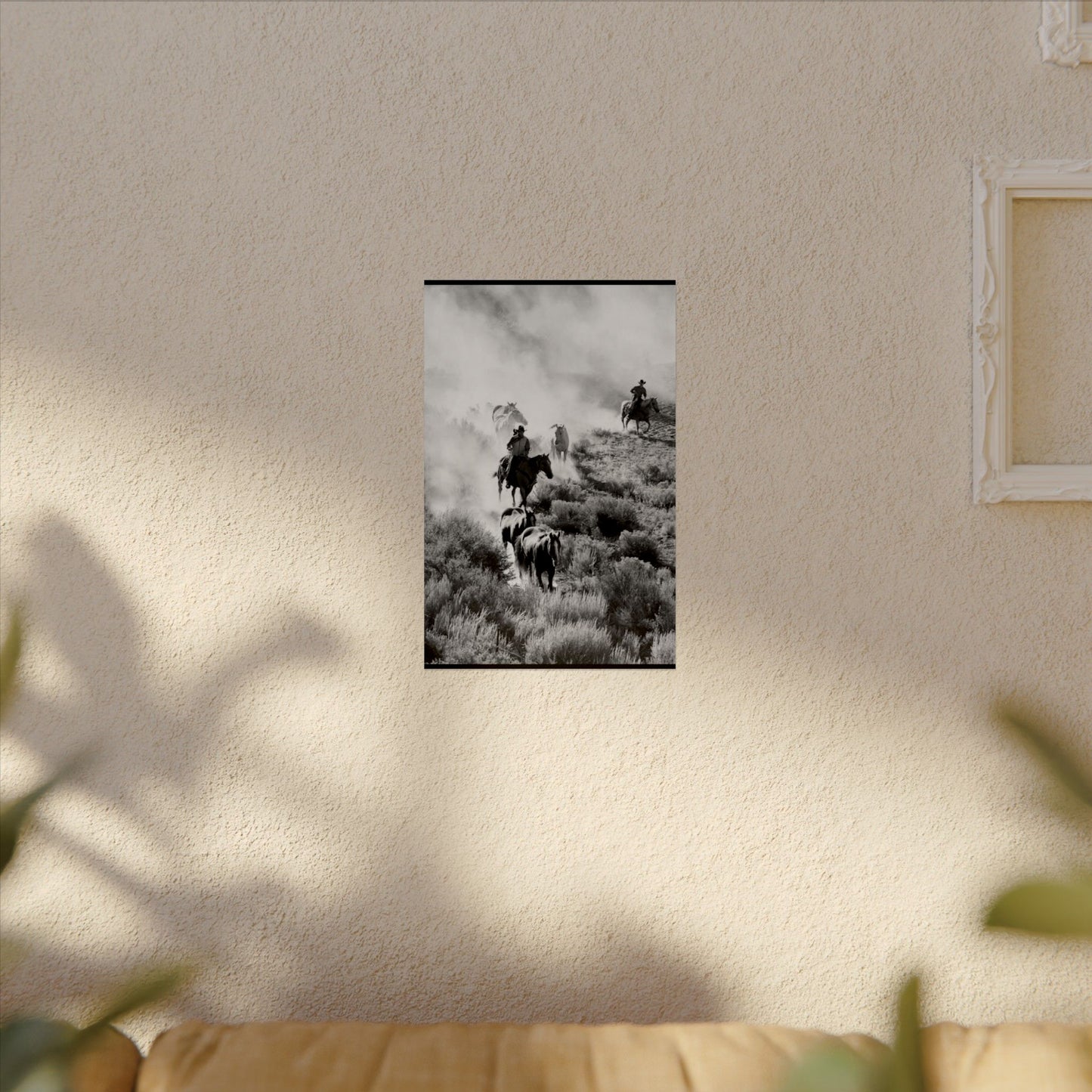 The Dusty Range – Western Textured Watercolor Matte Posters