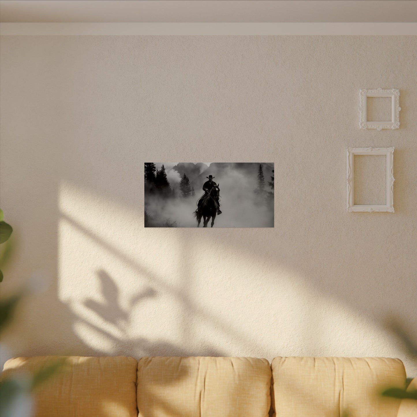 Storm Rider– Western Textured Watercolor Matte Posters