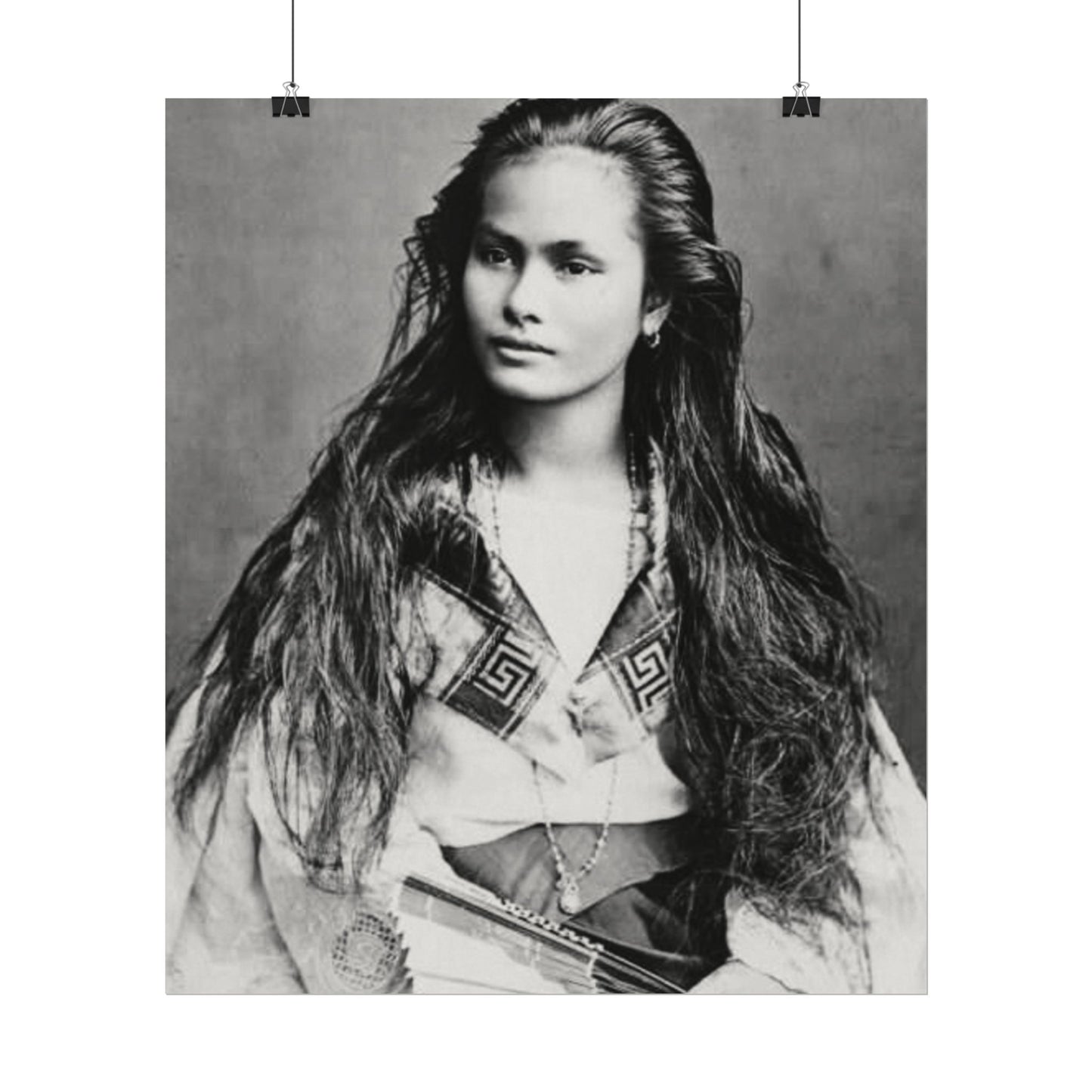 Daughter Of The Nation– Western Textured Watercolor Matte Posters