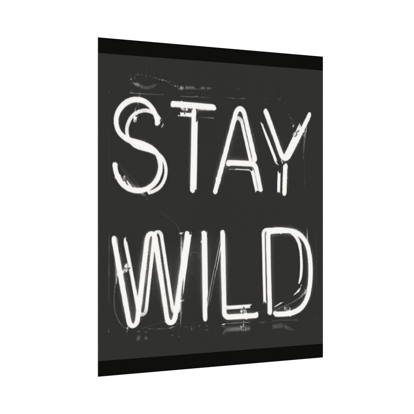 Stay Wild – Western Textured Watercolor Matte Posters