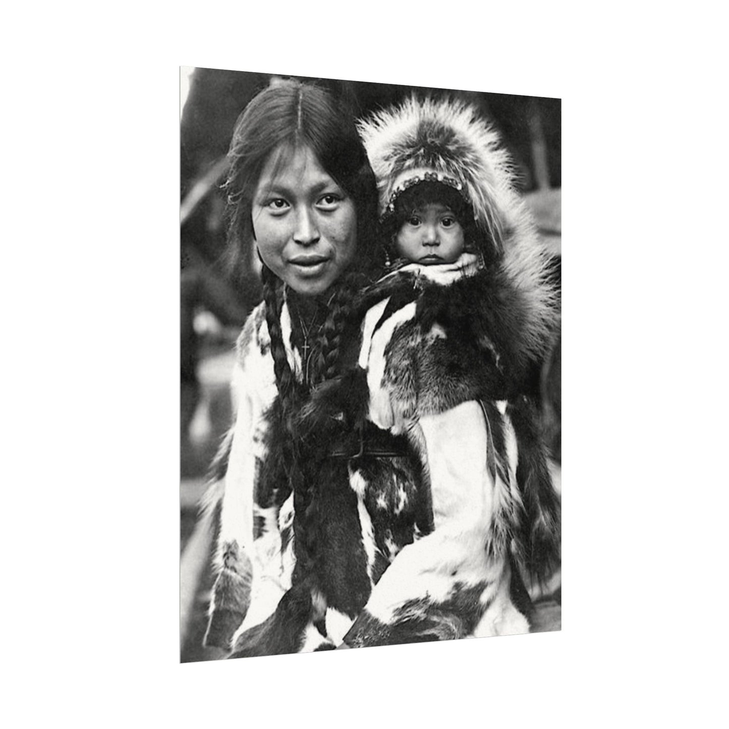 A Mother's Heart – Western Textured Watercolor Matte Posters