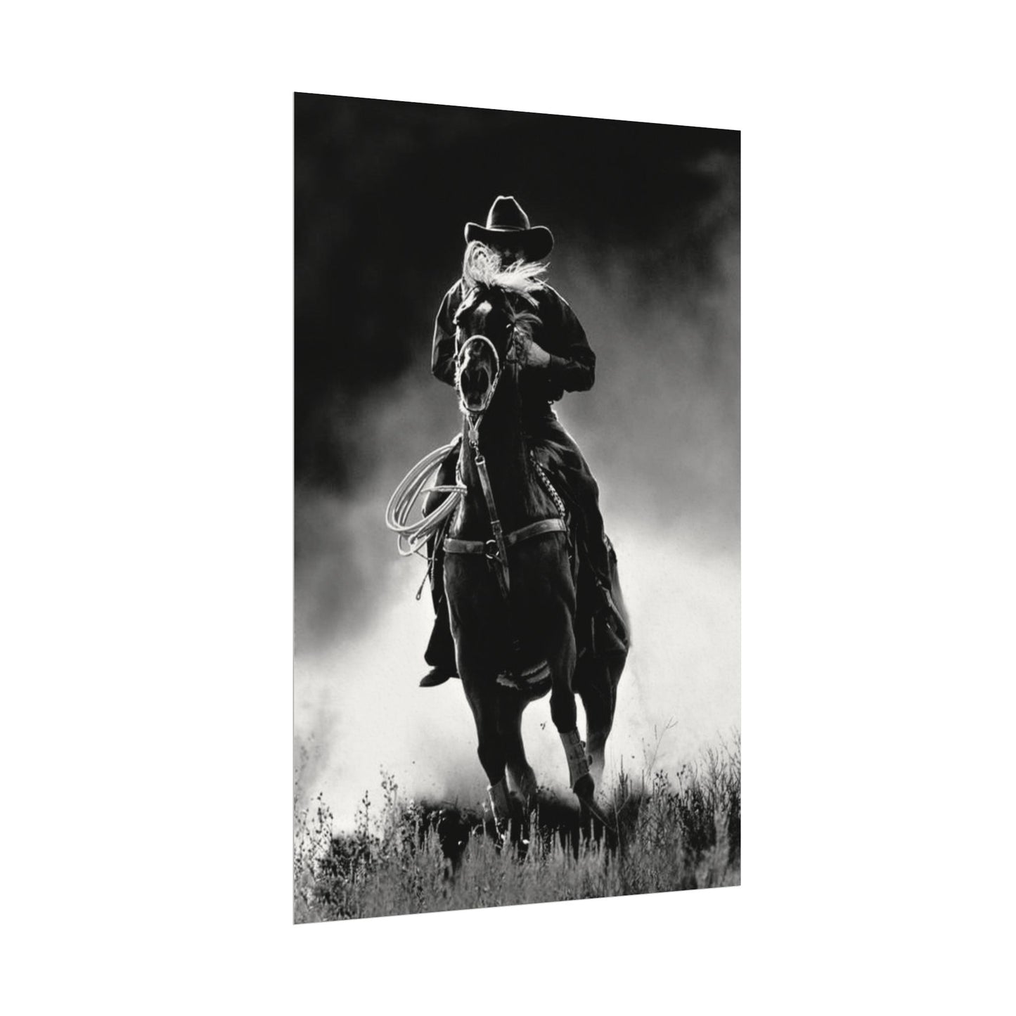 Untamed Dust & Thunder Textured Watercolor Matte Posters