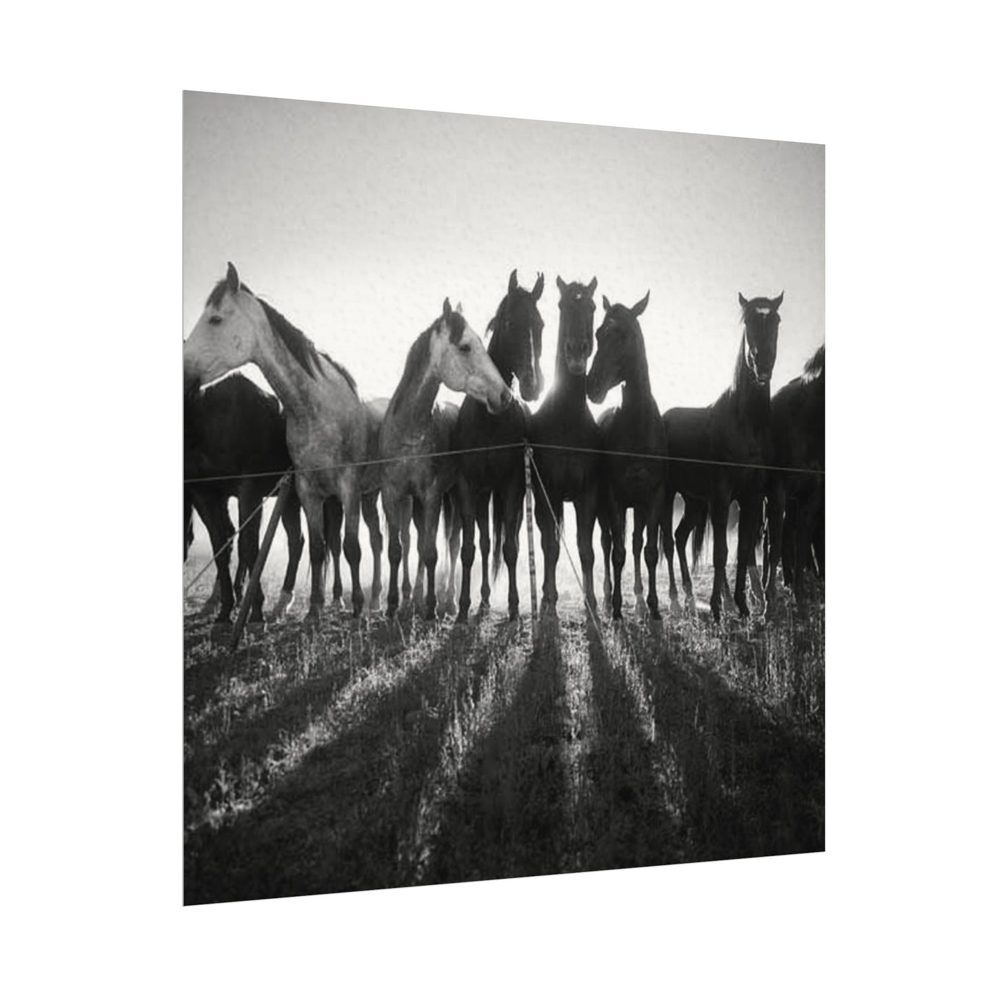 When Dawn Breaks – Western Textured Watercolor Matte Posters