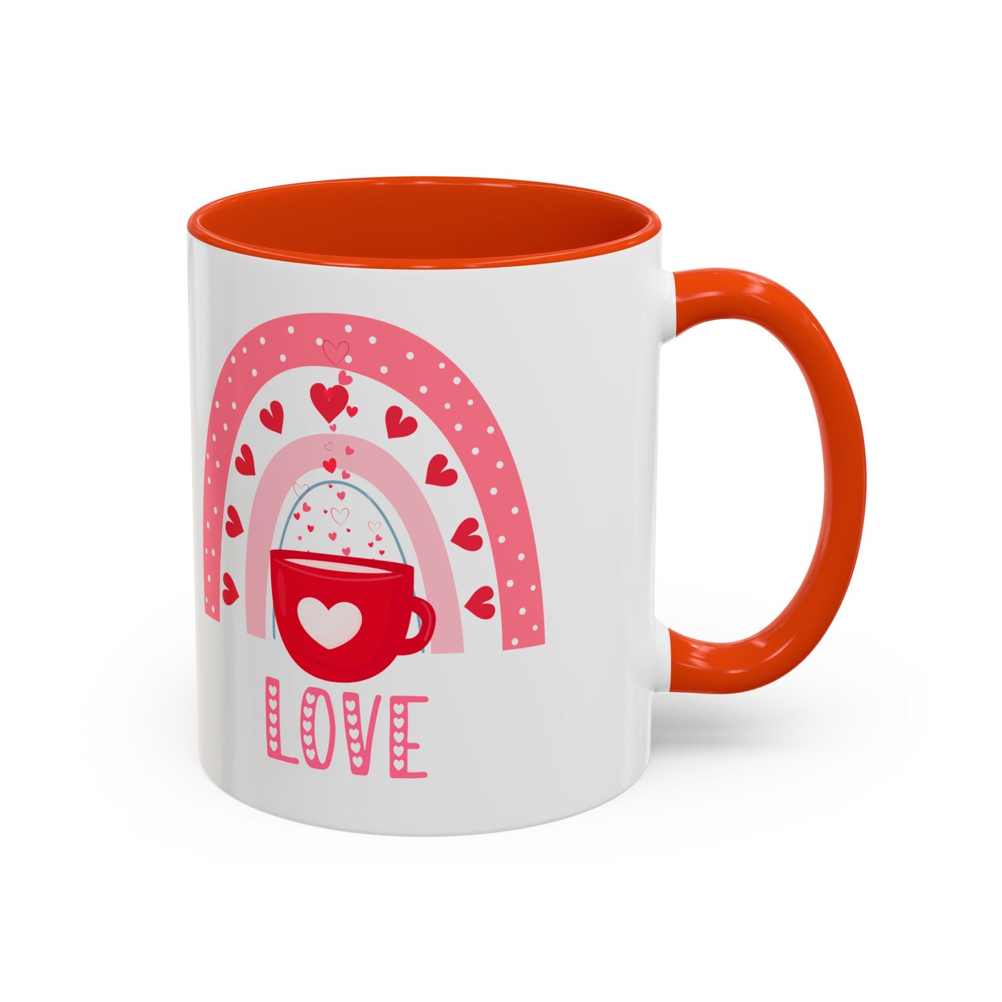 Rainbow Love Mug - Perfect for Valentine's Day, Couples, Self-Care, Gift for Her, Coffee Lovers