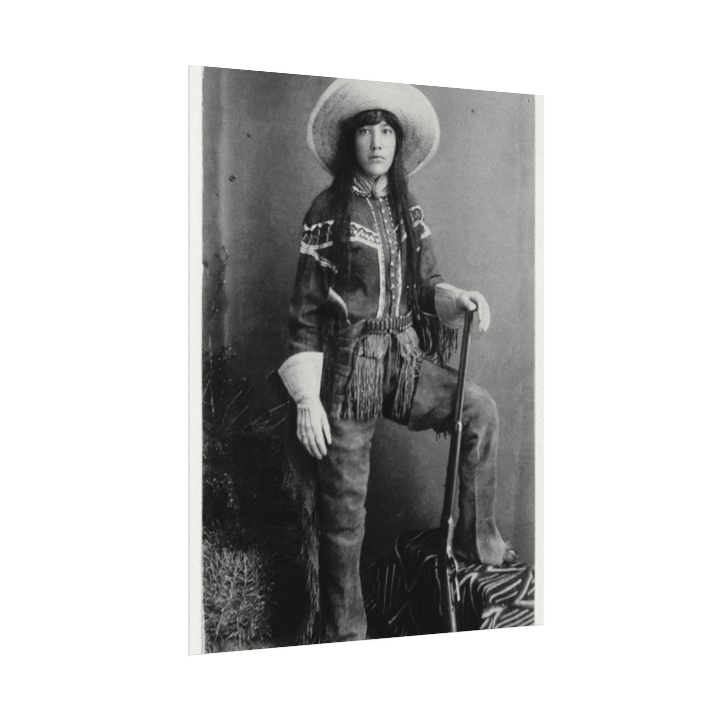 Desert Scout – Western Textured Watercolor Matte Posters