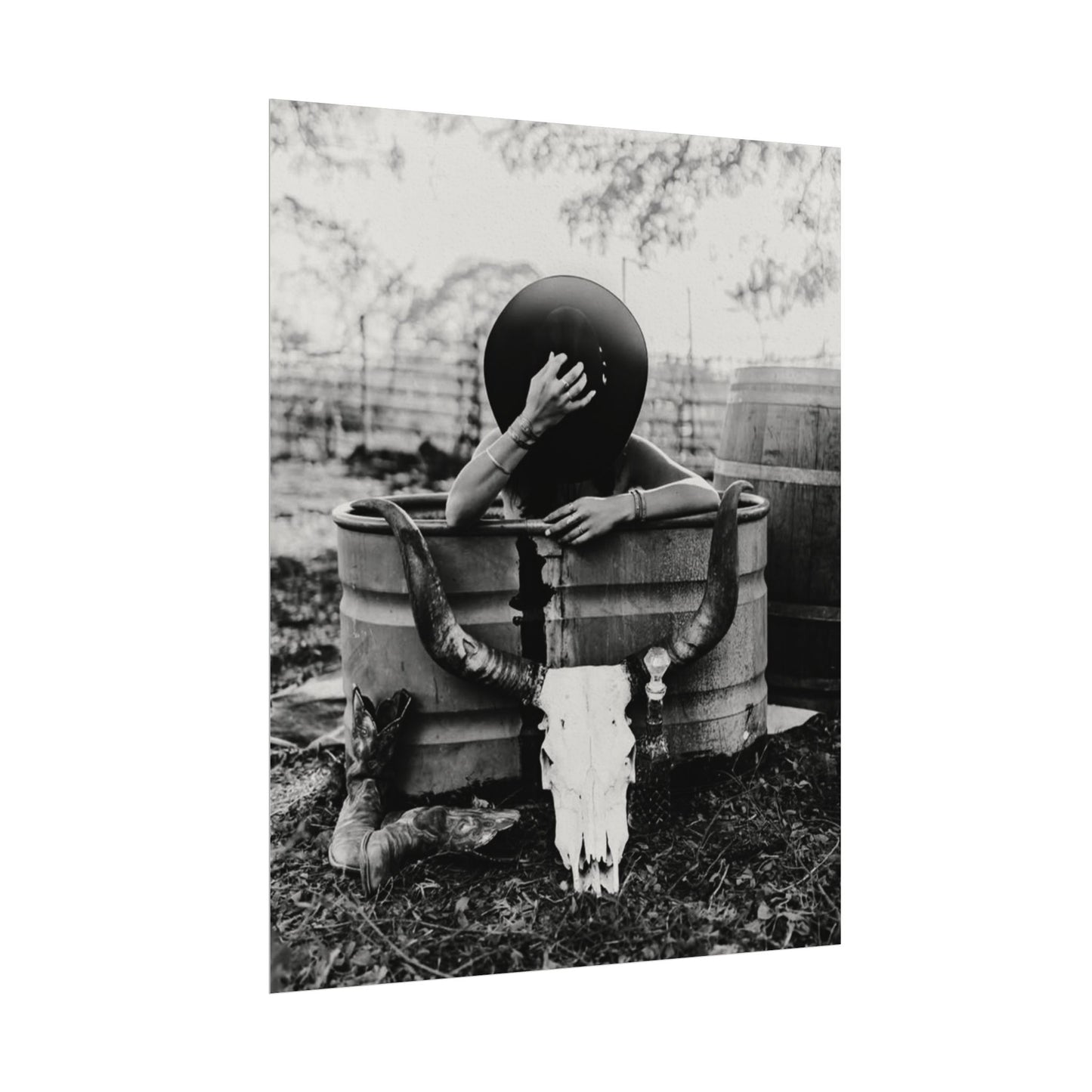 Unapologetically Wild – Western Textured Watercolor Matte Posters