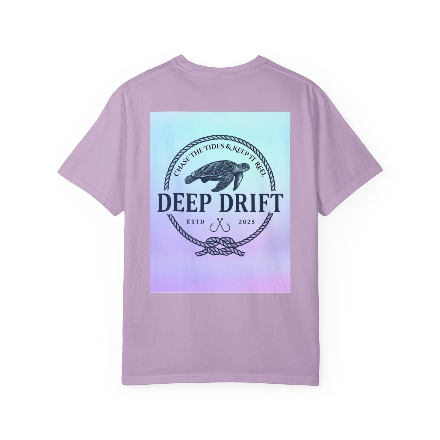 Turtle Ocean Tee, Deep Drift