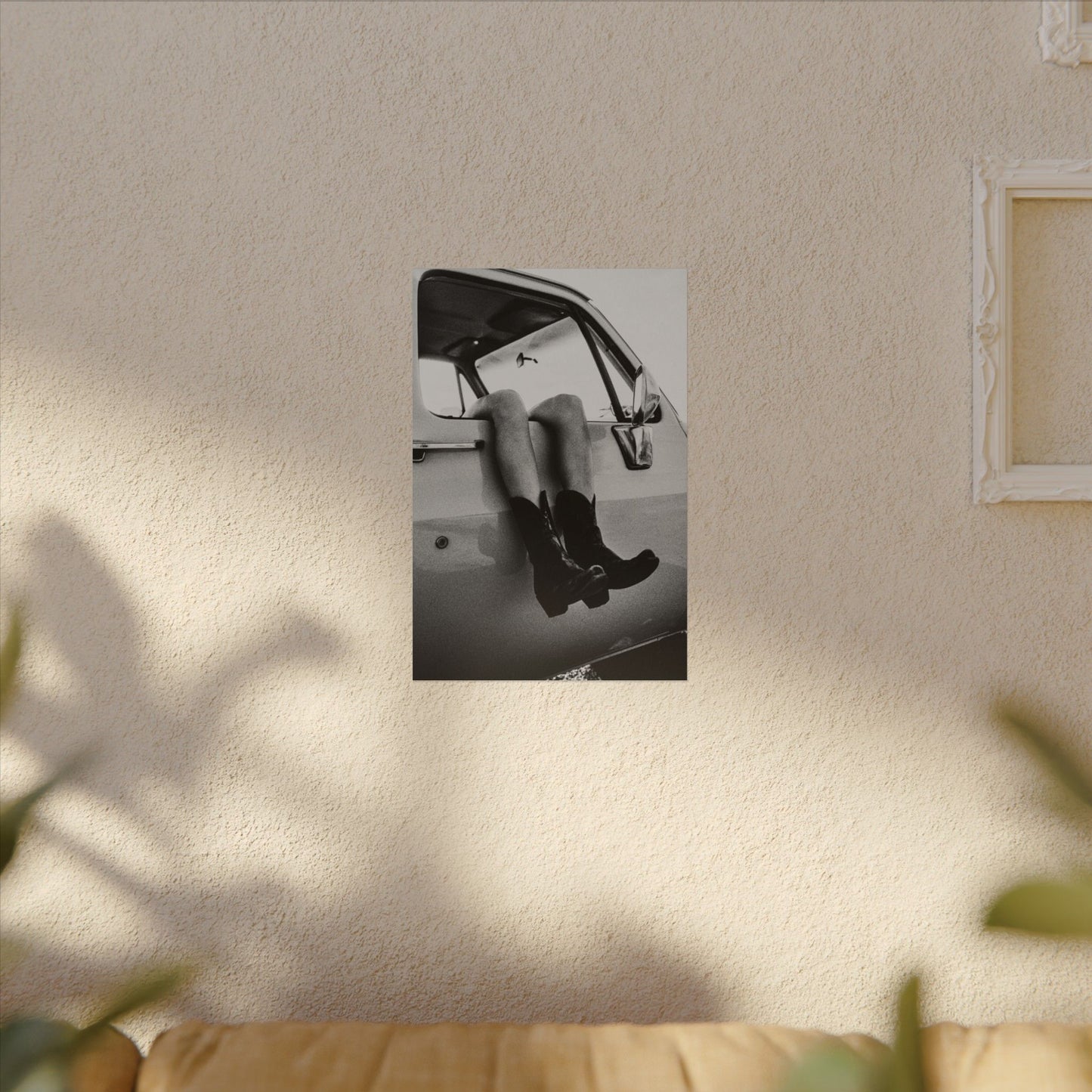 Kick'n Off The Dust— Saddle Up Western Textured Watercolor Matte Posters