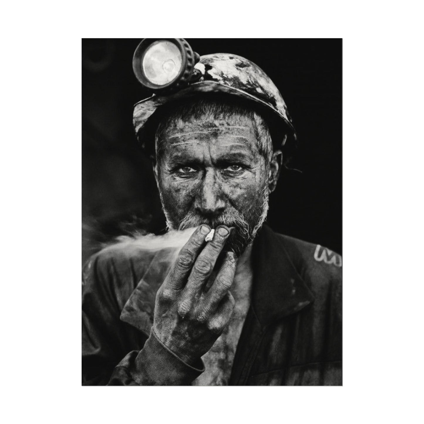 Fire & Coal – Western Textured Watercolor Matte Posters