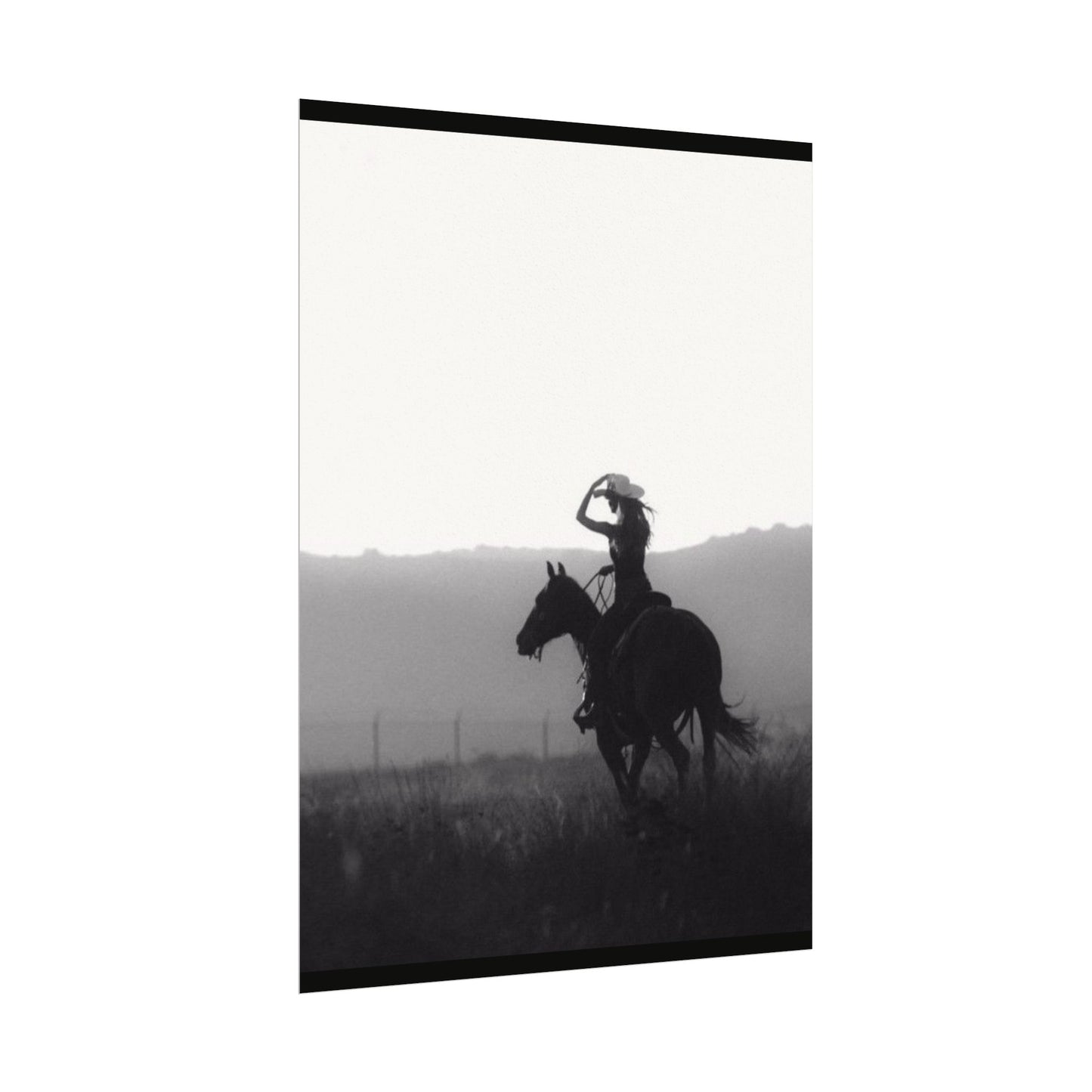 Timeless Beauty – Western Textured Watercolor Matte Posters