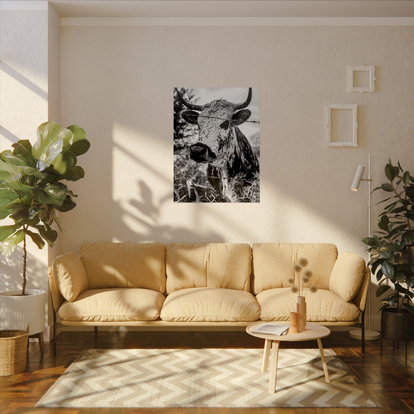 Barbed & Brave Western Textured Watercolor Matte Posters