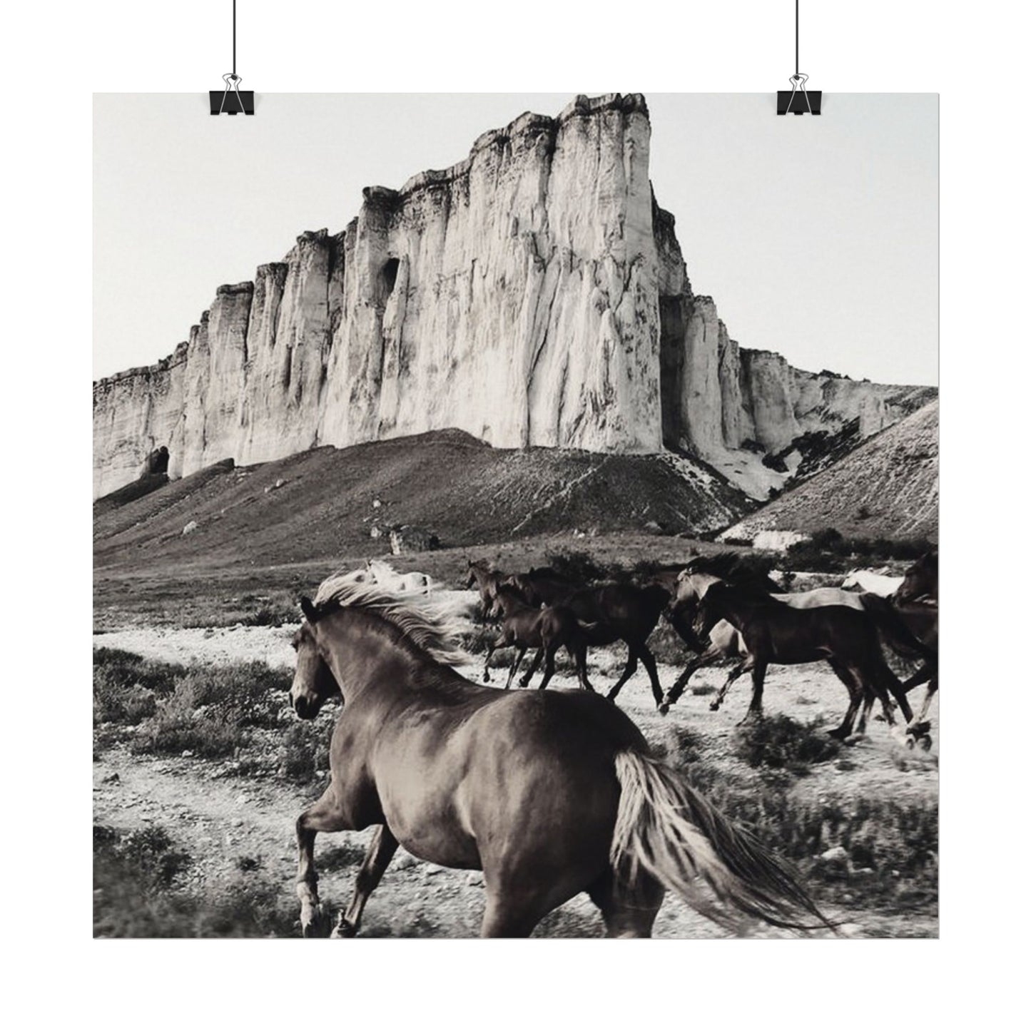 Untamed Spirit– Western Textured Watercolor Matte Posters