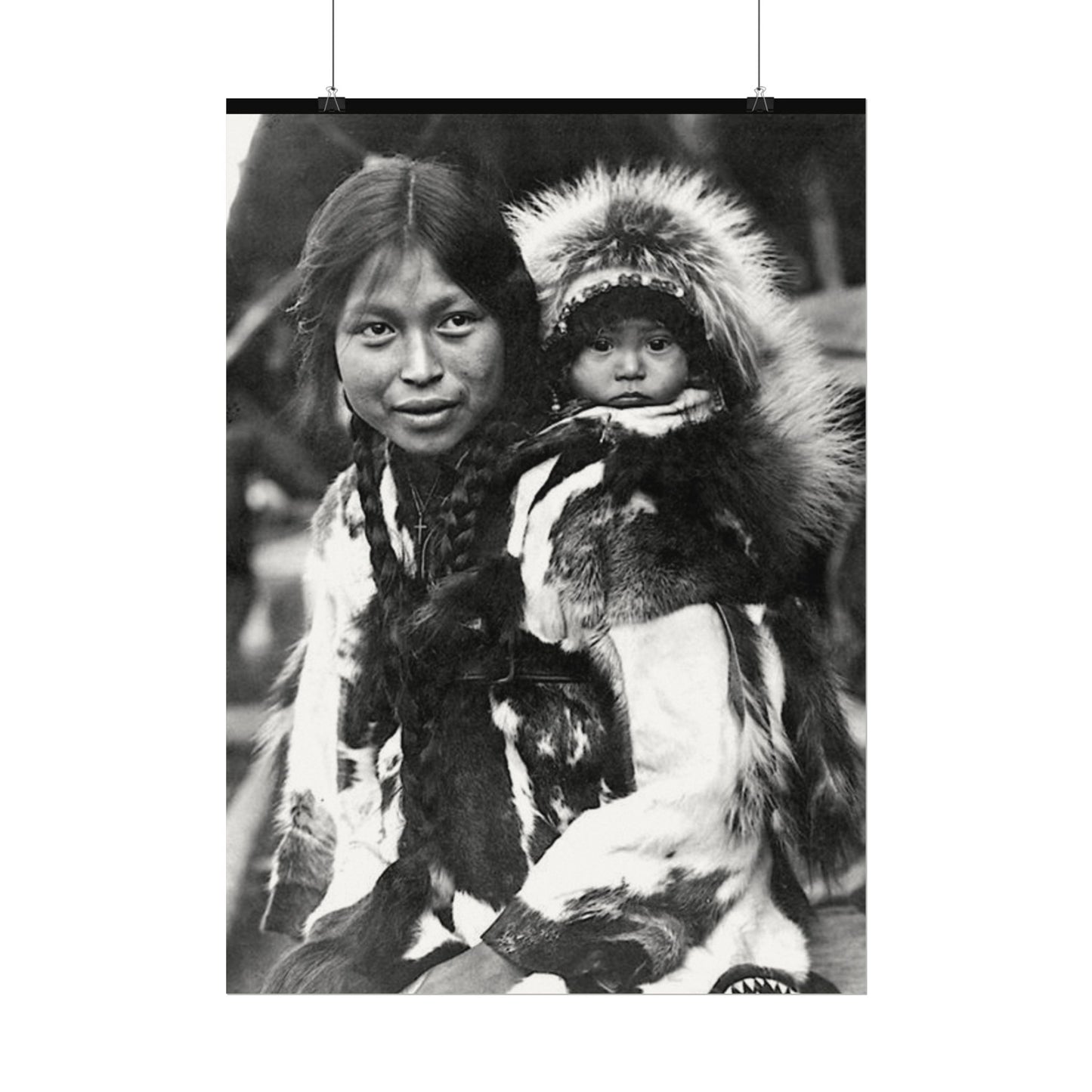 A Mother's Heart – Western Textured Watercolor Matte Posters