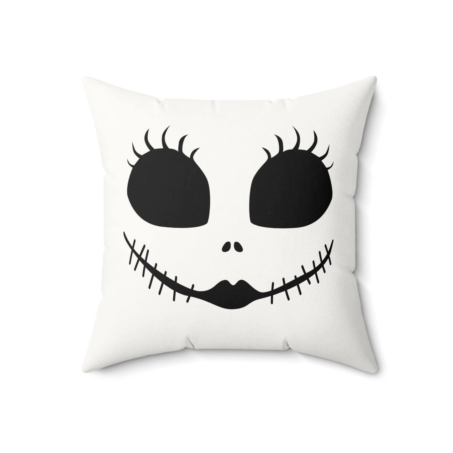 2 in 1 Candy Corn & Jill Happy Halloween Throw Pillow, Cozy Faux Suede, Seasonal Decor, Halloween, Unique Gift Idea