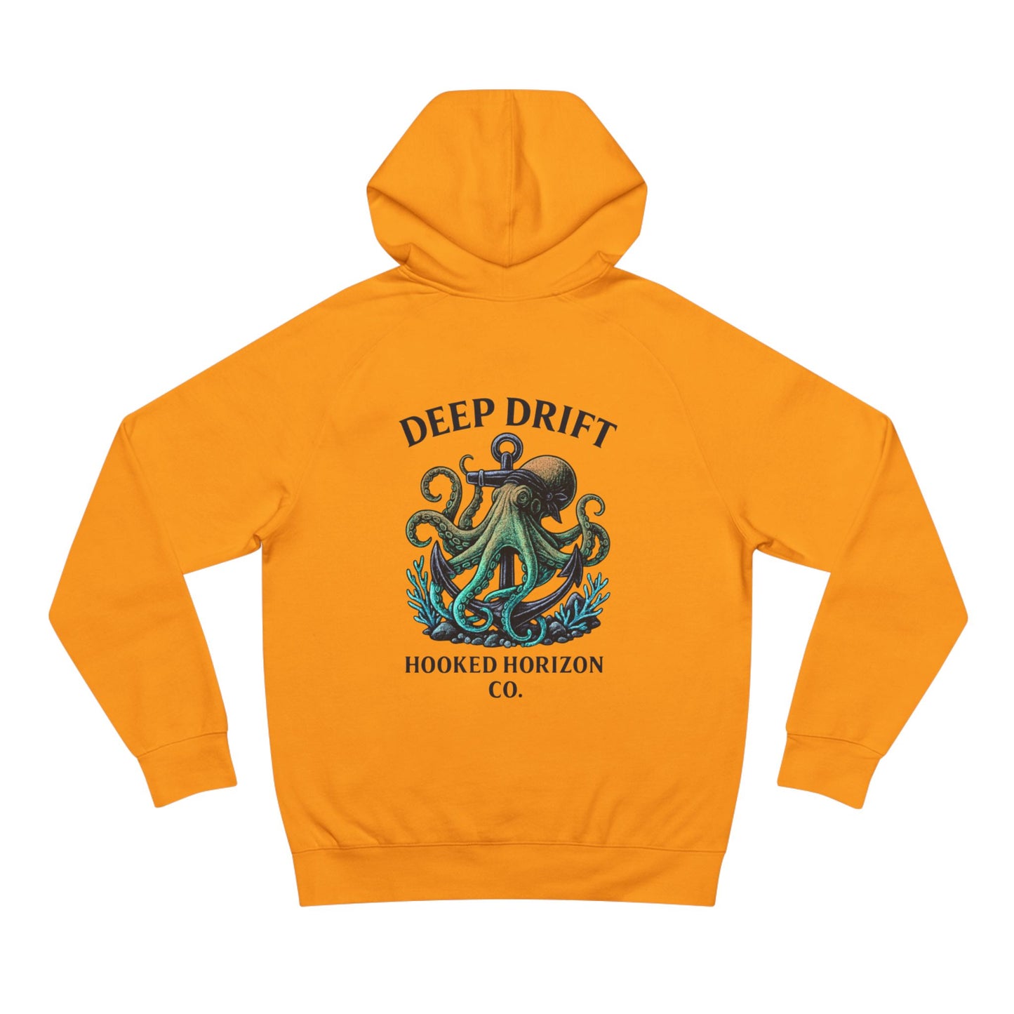 Deep Drift Octopus Unisex Hoodie, Cozy Sweatshirt, Ocean-Themed Apparel, Gift for Sea Lovers, Adventure Wear, Casual Fashion