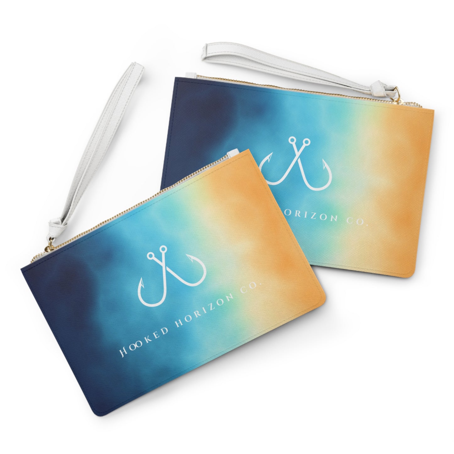 Coastal Vibes Clutch Bag - Beach Accessory, Summer Essentials, Tote Organizer, Nautical Gift, Aqua Handbag