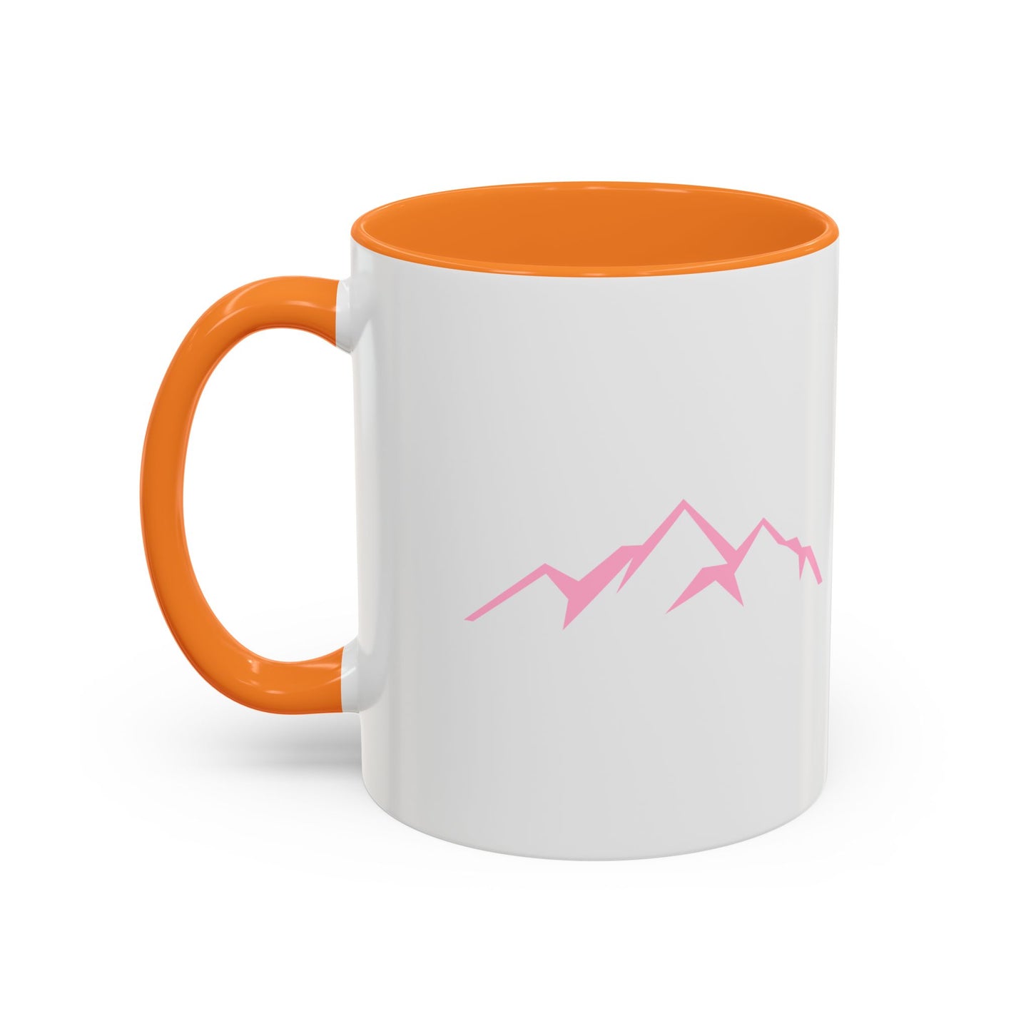 Mountain Vibes Mug | Colorful Coffee Mug | Artistic Drinkware | Gift for Nature Lovers | Hiking, Adventure, Pink Mountains
