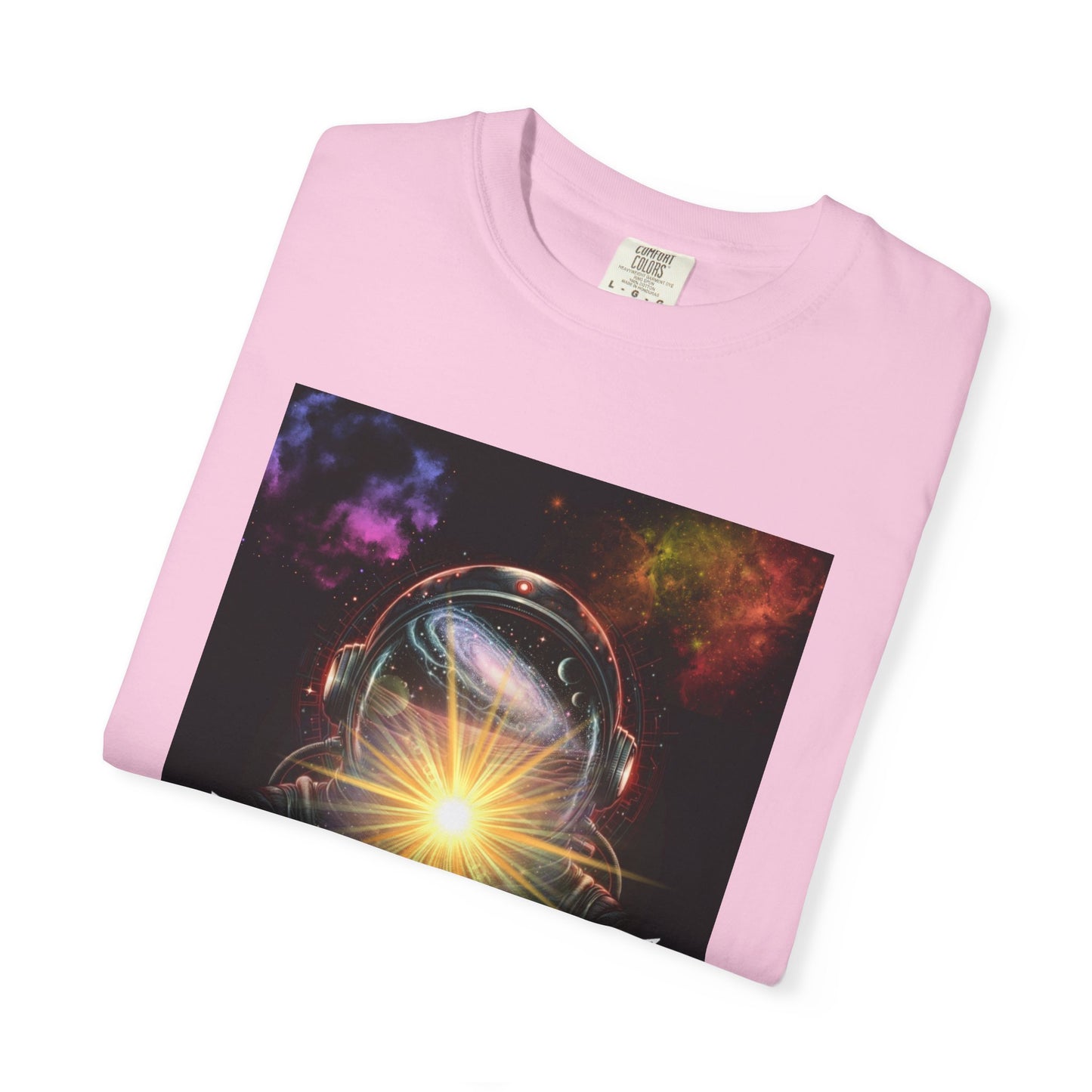 Cosmic Vibe T-Shirt: The Sky is Home Unisex Garment-Dyed Tee, Cute Graphic Shirt, Space Lover Gift, Casual Wear, Art Tee