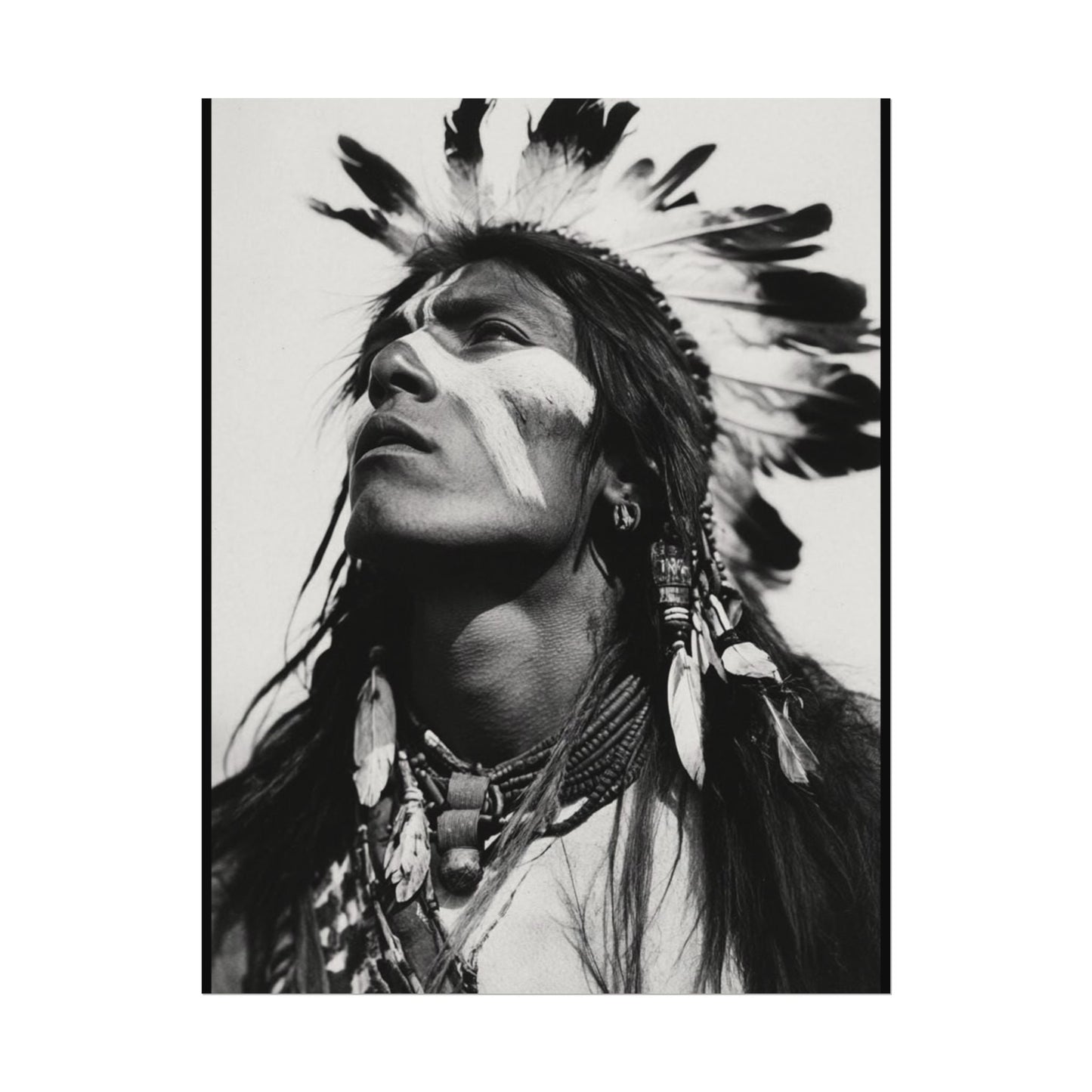 He Who Remembers – Western Textured Watercolor Matte Posters