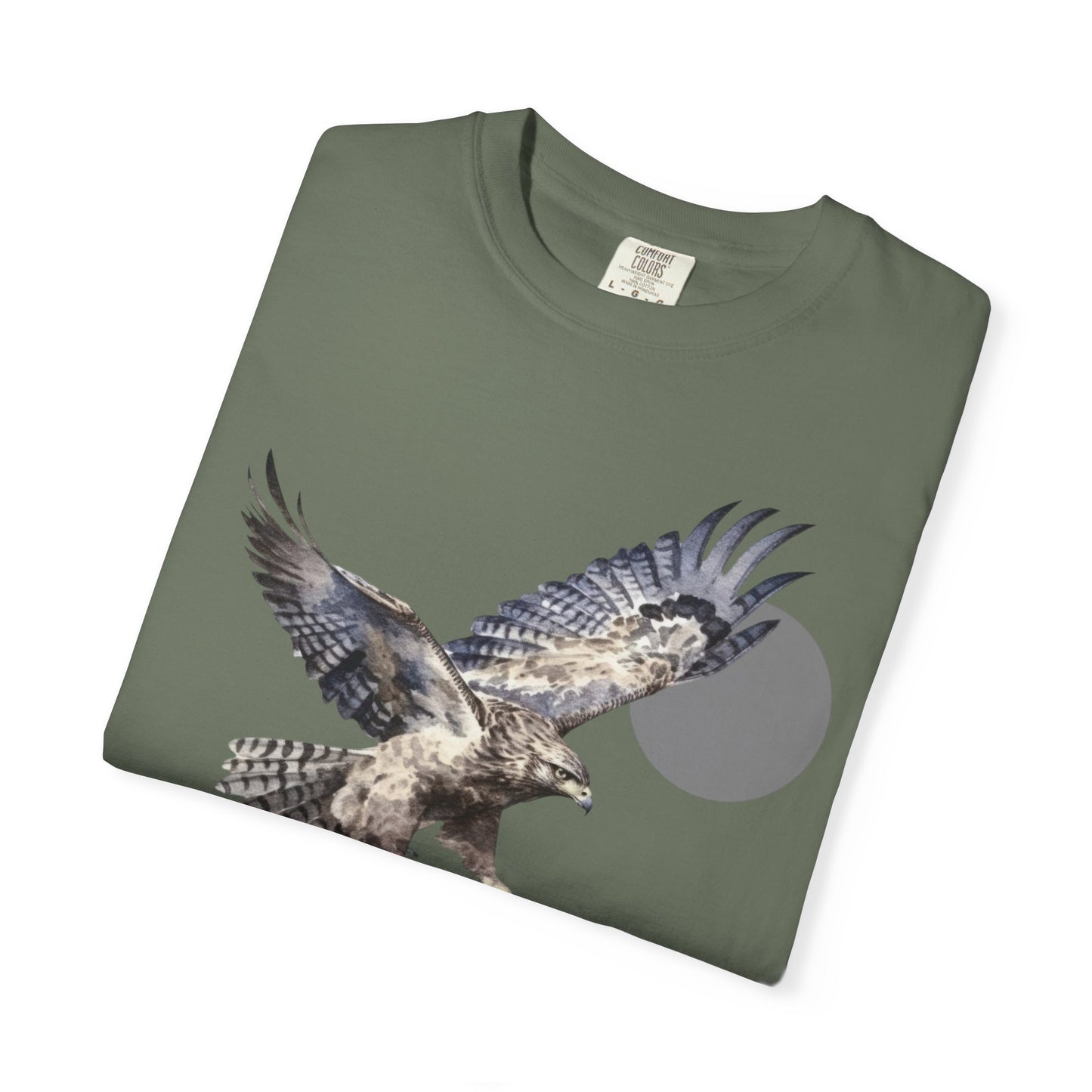 Flying High Wildlife Adventure Tee Unisex Garment-Dyed T-shirt, Boho Nature Tee, Camping Shirt, Adventure Apparel, Gift for Wilderness Lovers