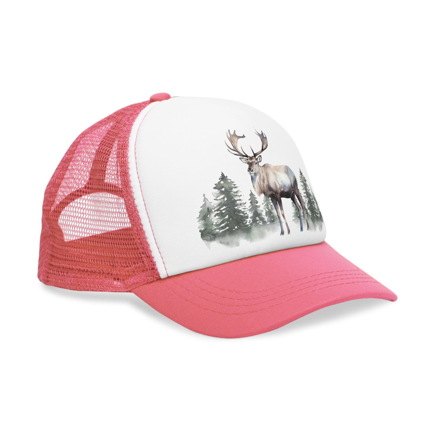 Deer forrest, Retro Trucker Hat, His & Her Gifts , Outdoor Accessory, Beer Lover Gift, Summer BBQ Essential