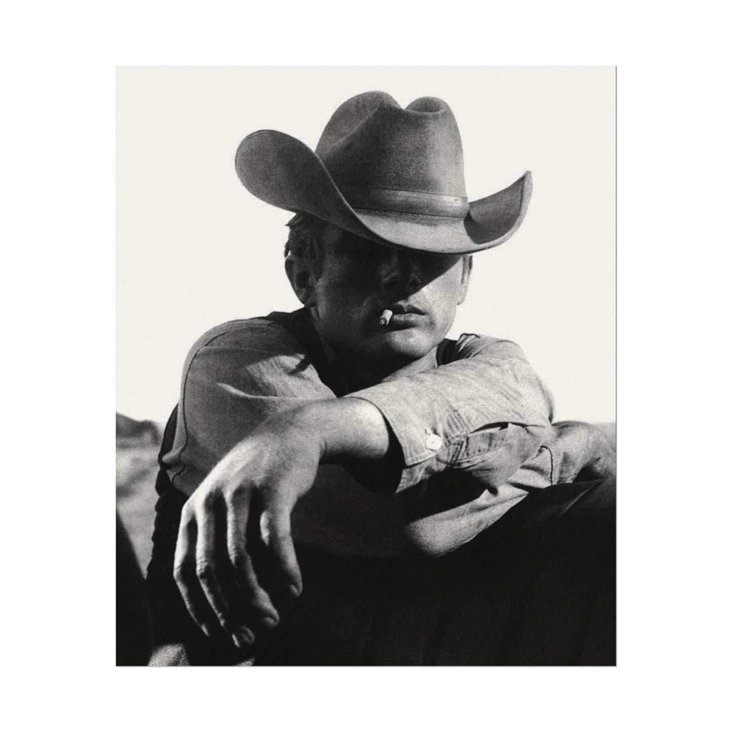 Sage & Smoke – Western Textured Watercolor Matte Posters