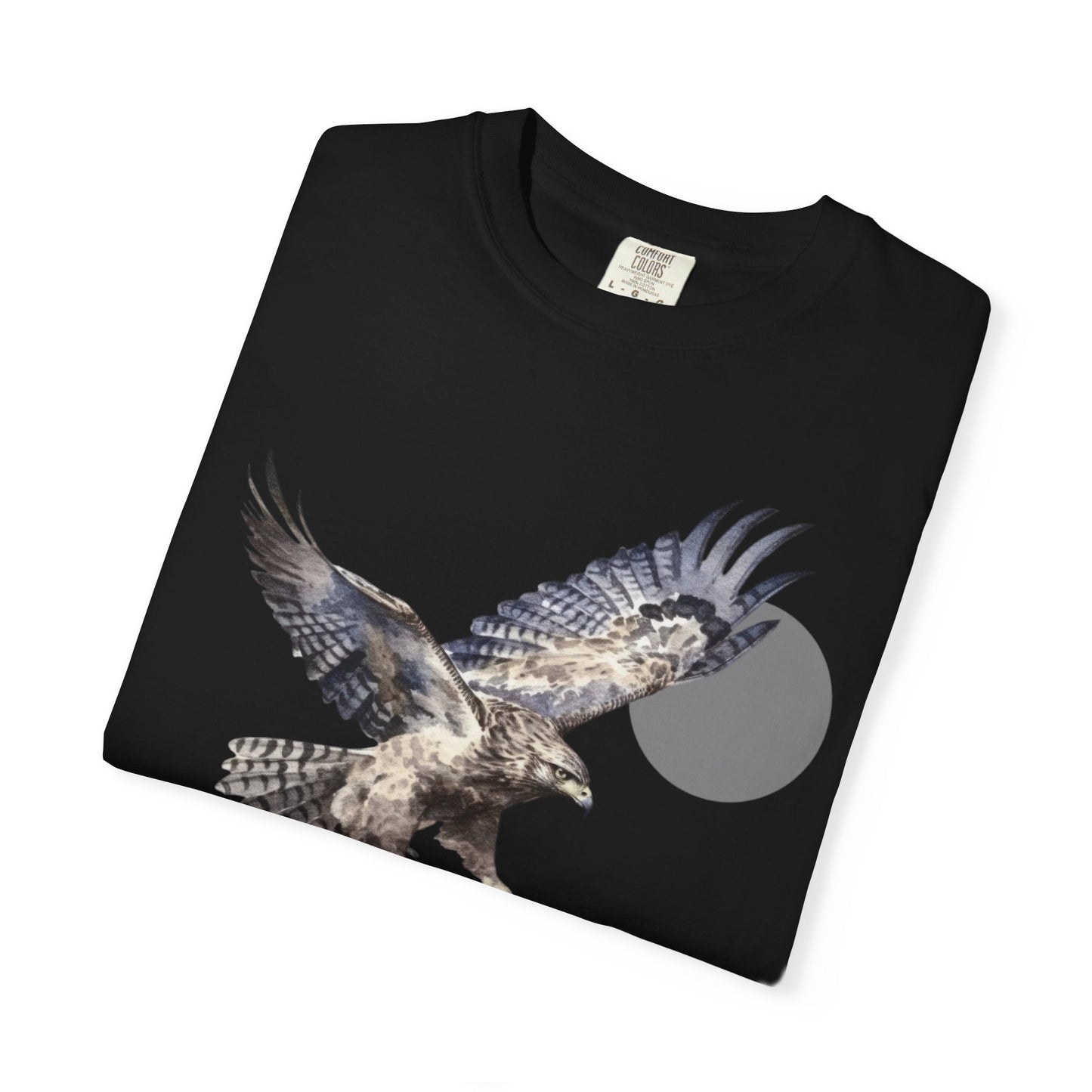 Flying High Wildlife Adventure Tee Unisex Garment-Dyed T-shirt, Boho Nature Tee, Camping Shirt, Adventure Apparel, Gift for Wilderness Lovers