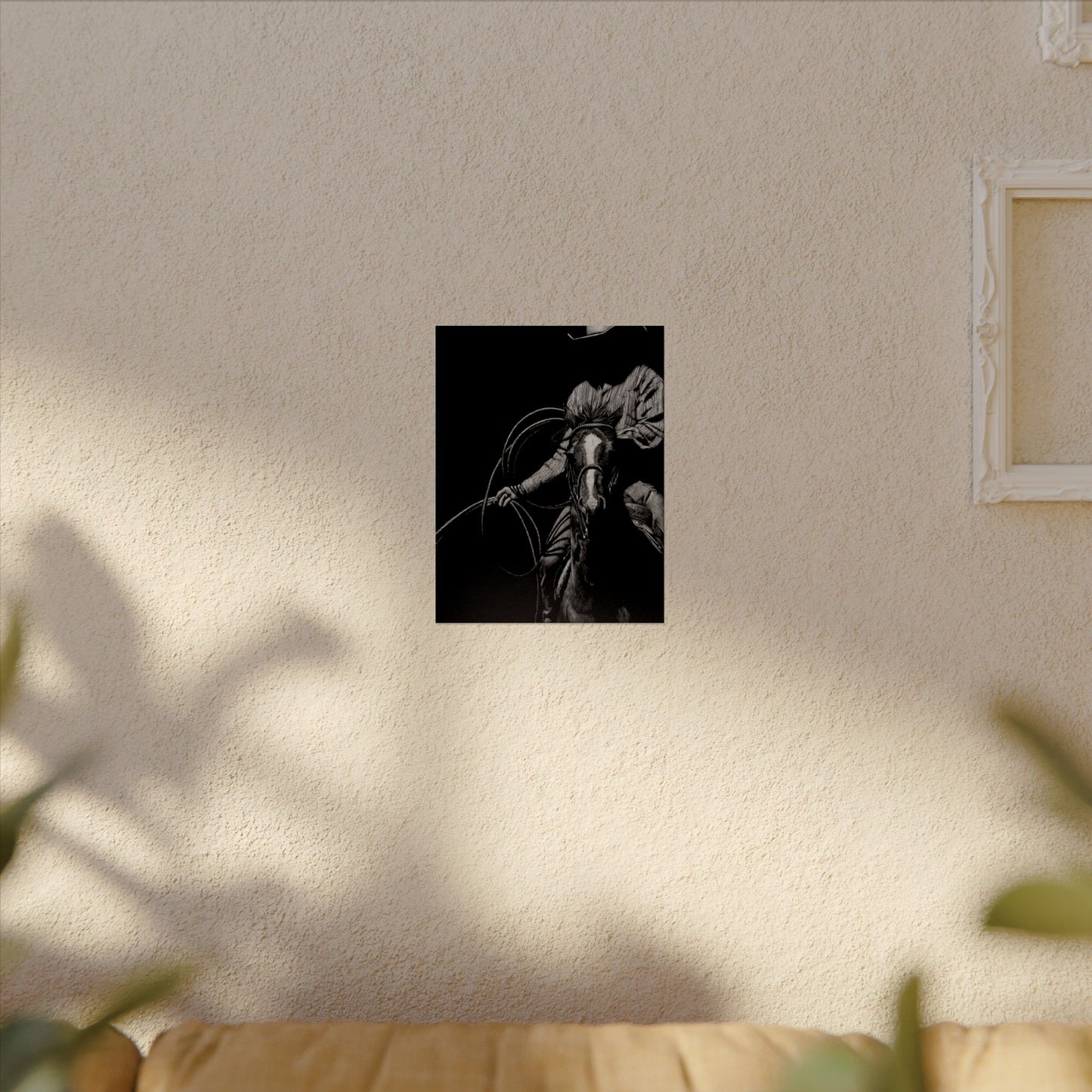 Lasso & Legacy – Western Textured Watercolor Matte Posters