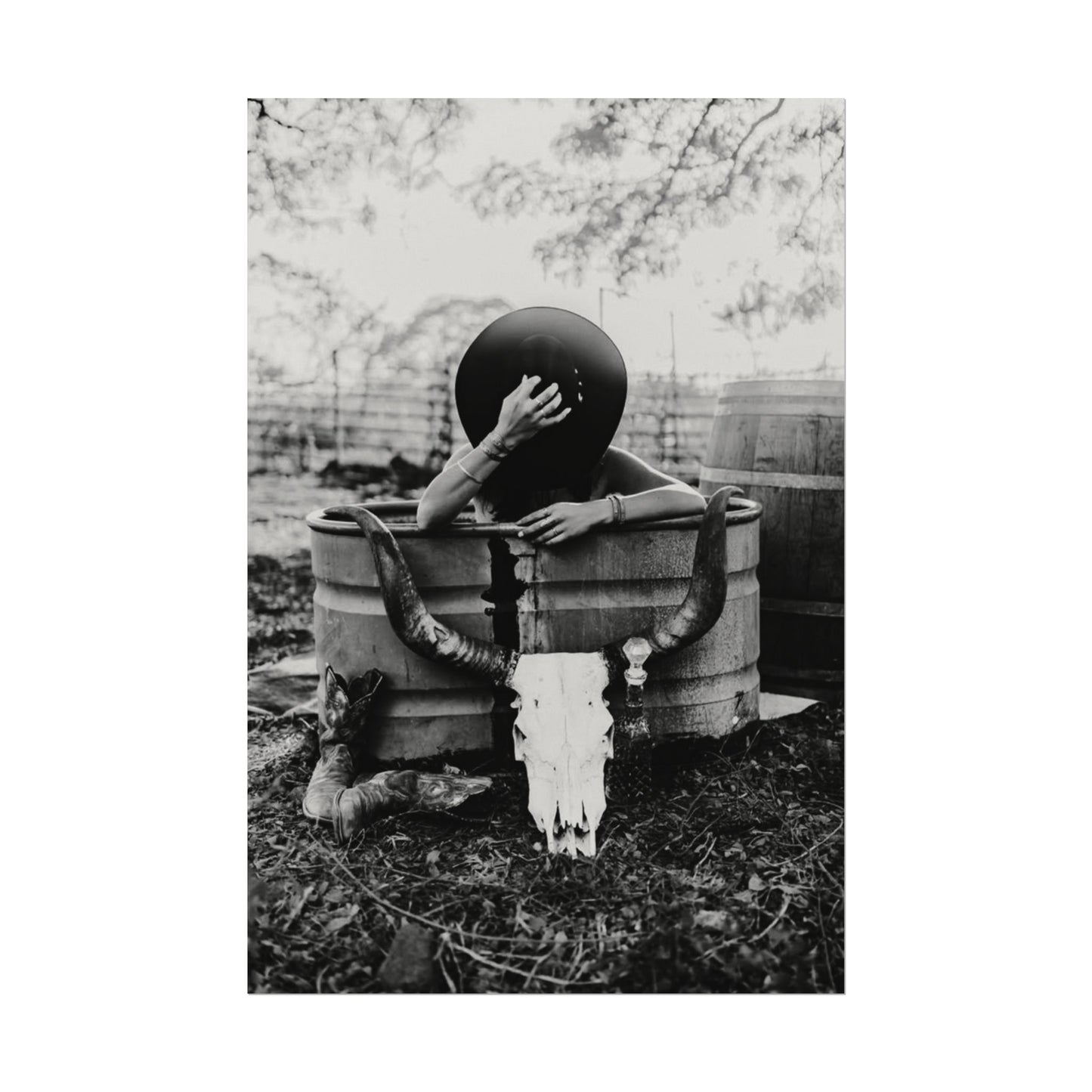 Unapologetically Wild – Western Textured Watercolor Matte Posters