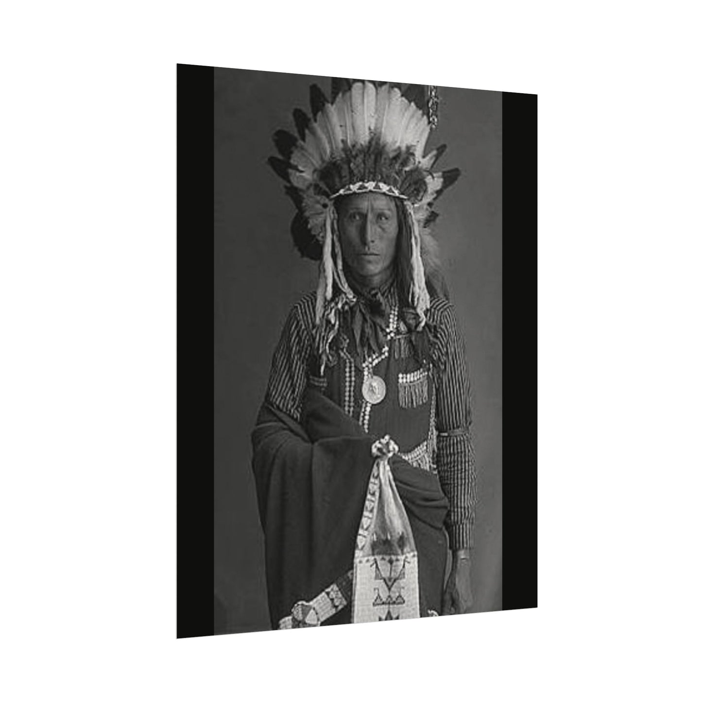 Still As The Wind Remembers – Western Textured Watercolor Matte Posters