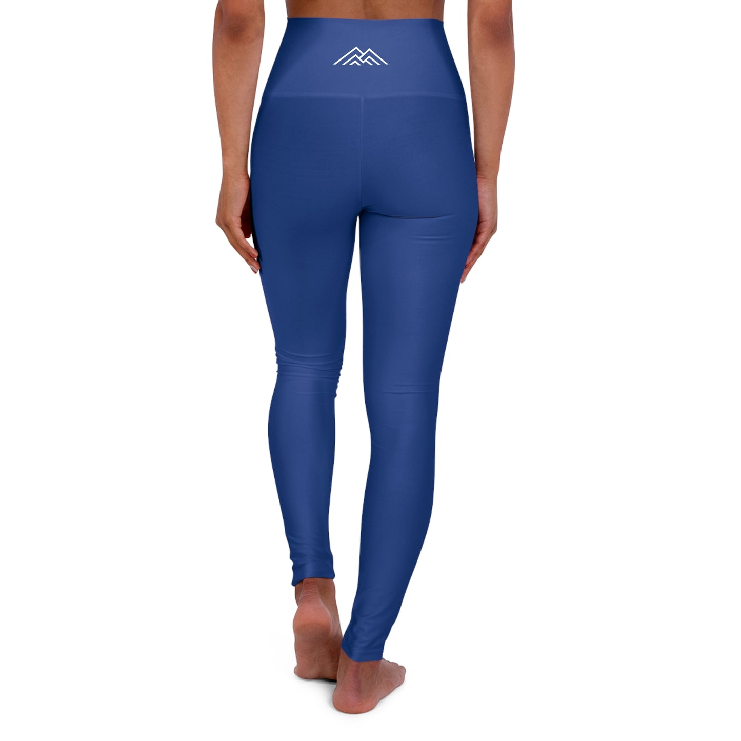 Deep Blue Adventure Awaits High Waisted Yoga Leggings - Purple, Comfortable Activewear, Fitness Pants, Ideal for Gym, Yoga, and Weekend Brunch