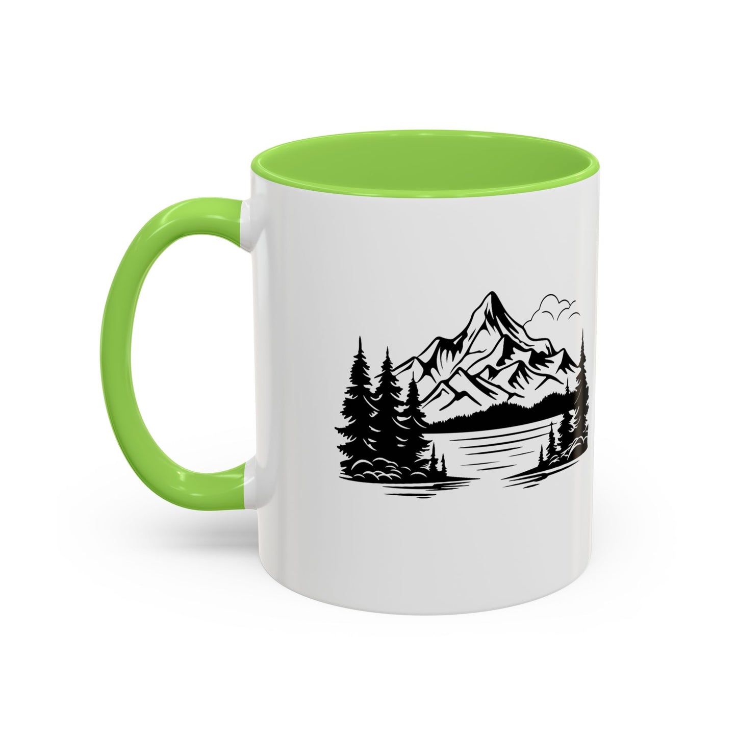 Mountain View Coffee Mug, Inspirational Nature Cup, Outdoor Lover Gift, Adventure Lover's Drinkware, Travel Mug