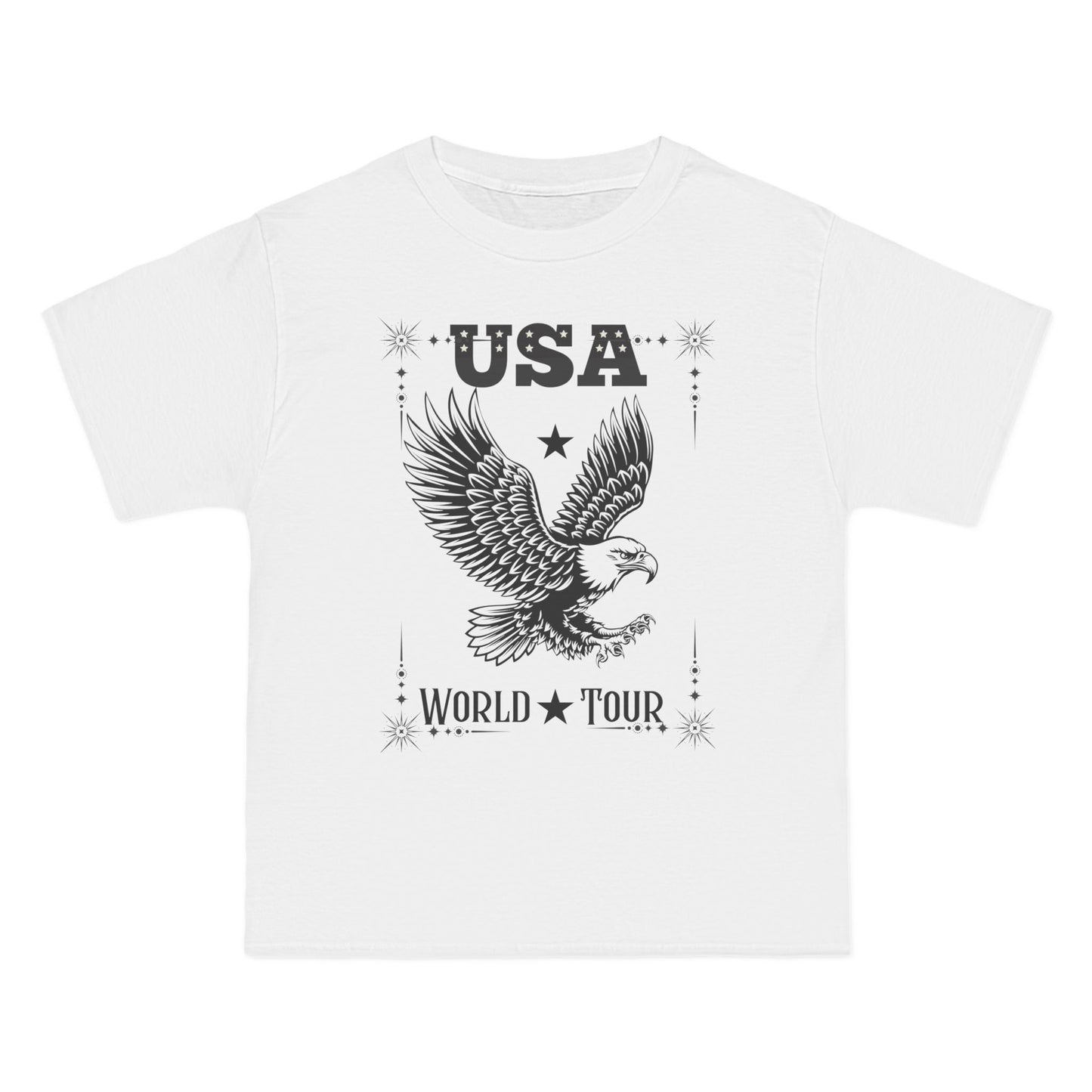 Patriotic World Tour T-Shirt | America 1776 Design, Fourth of July Shirt, Independence Day Tee, Memorial Day Top, Gift for Veterans