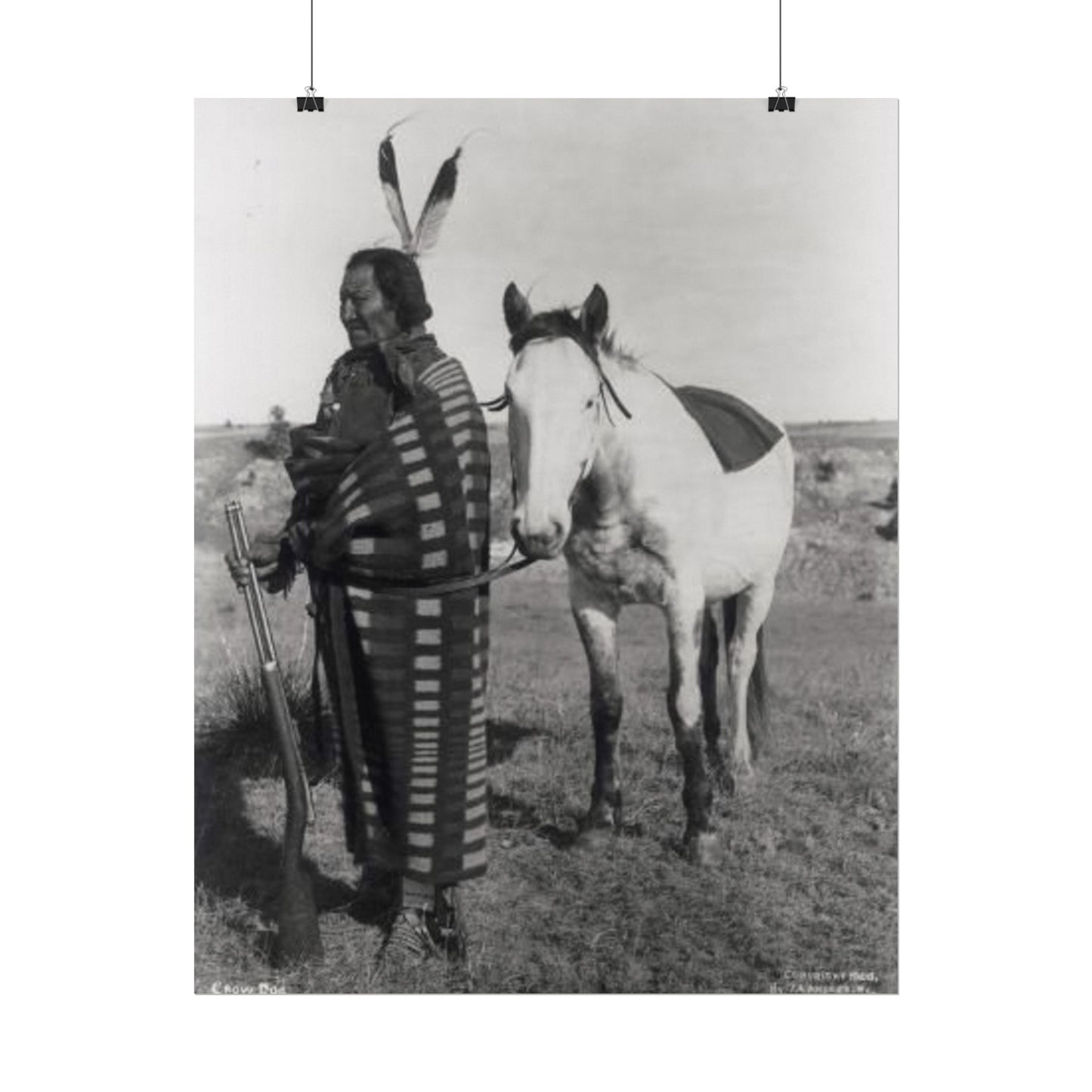 Sacred Ties – Western Textured Watercolor Matte Posters